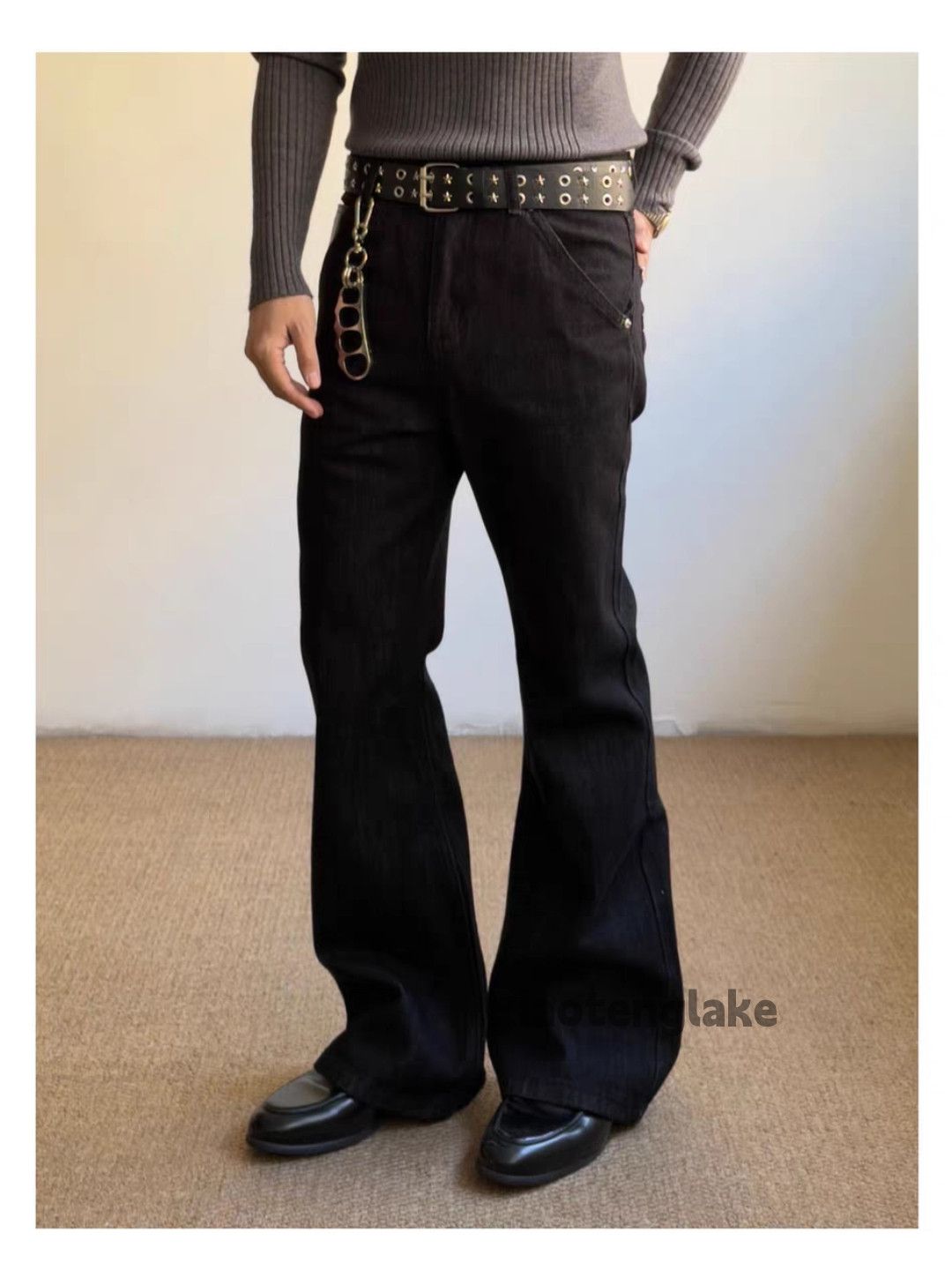 Jean ltx vintage loose baggy skate hiphop punk flared jeans Size US 30 / EU 46 - 8 Thumbnail