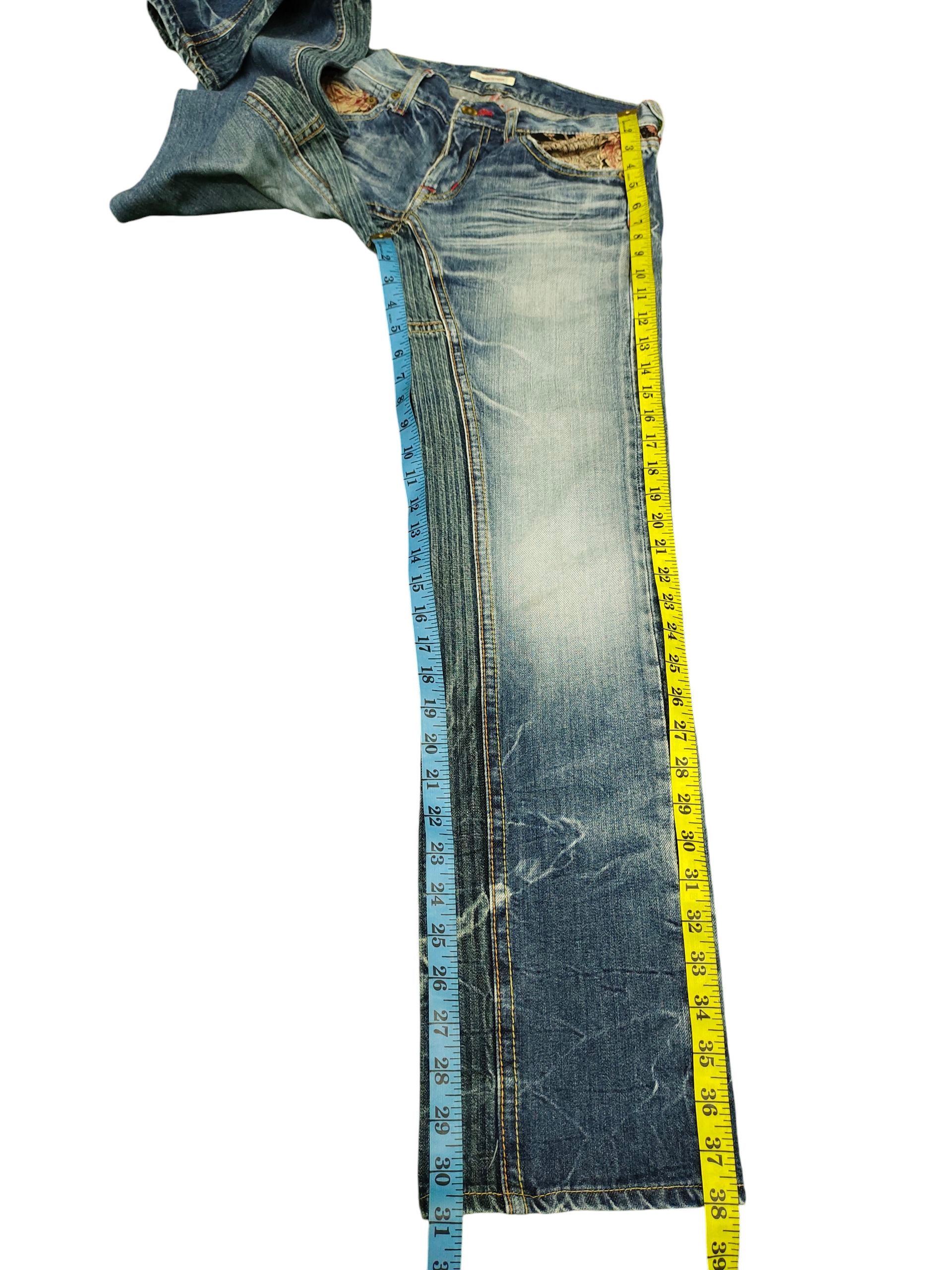 Eternal Japanese Brand Eternal Sukajan Clawmark Distress Denim Jeans Size US 30 / EU 46 - 15 Thumbnail