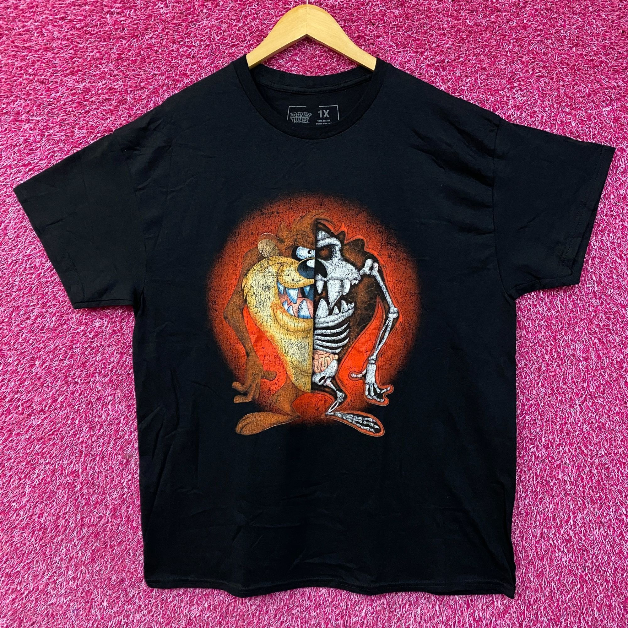 Warner Bros Looney Tunes Taz Tasmanian Devil T-Shirt Size 1X Size US XL / EU 56 / 4 - 1 Thumbnail