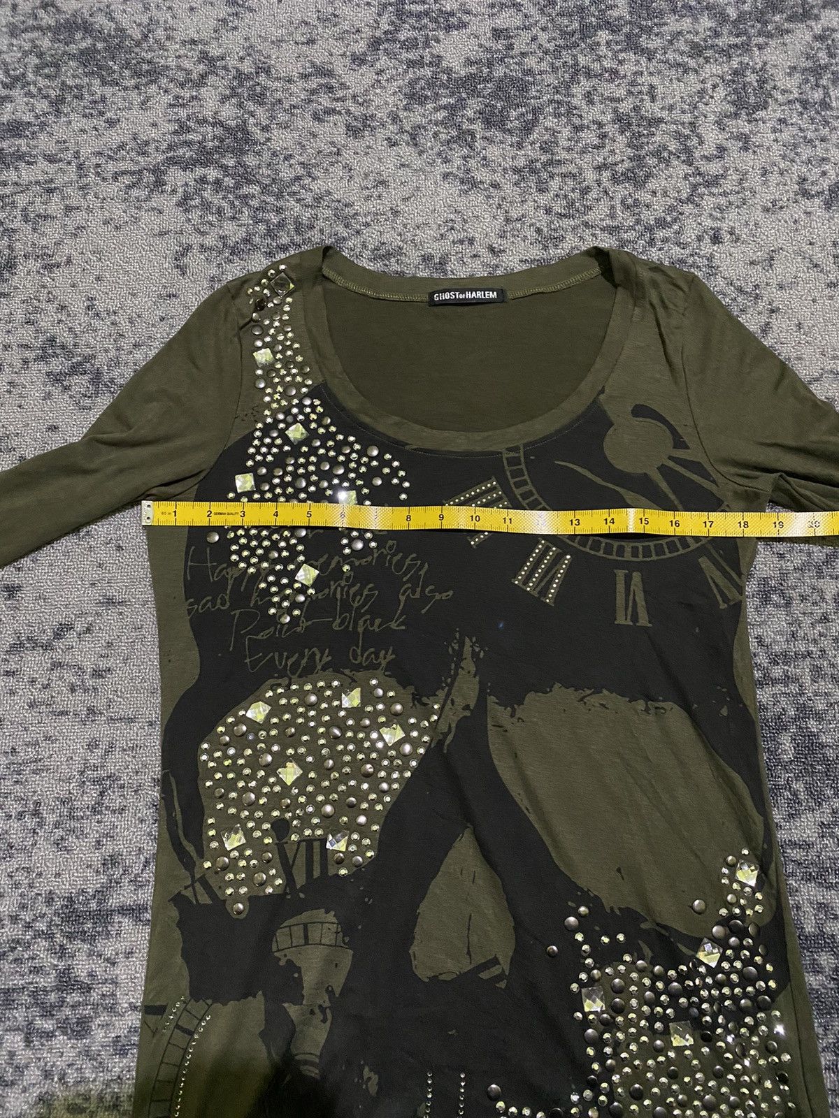 Hysteric Glamour × If Six Was Nine × Japanese Brand Y2k GhostofHarlem studded ifsixwasnine longsleeve Size M / US 6-8 / IT 42-44 - 10 Thumbnail
