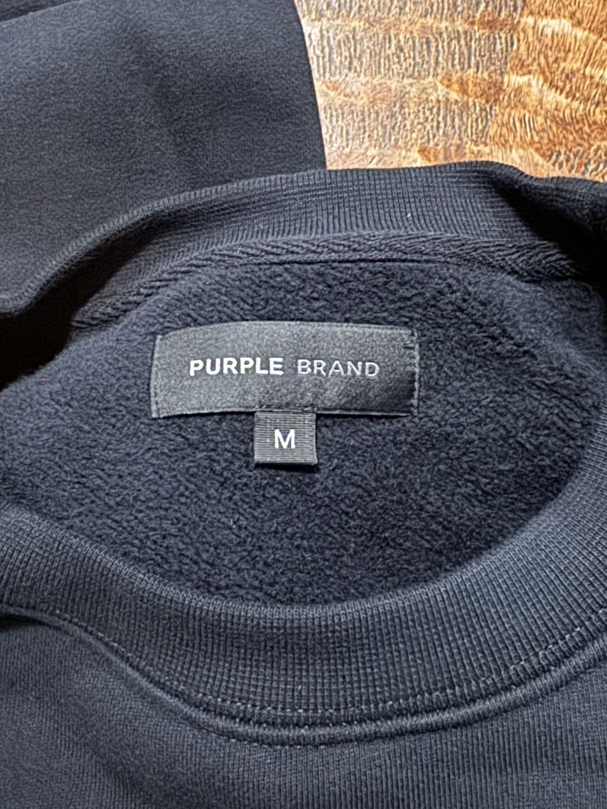 Purple Brand New Purple Brand Crewneck Sweatshirt Embroidered Lettering M Size US M / EU 48-50 / 2 - 3 Thumbnail