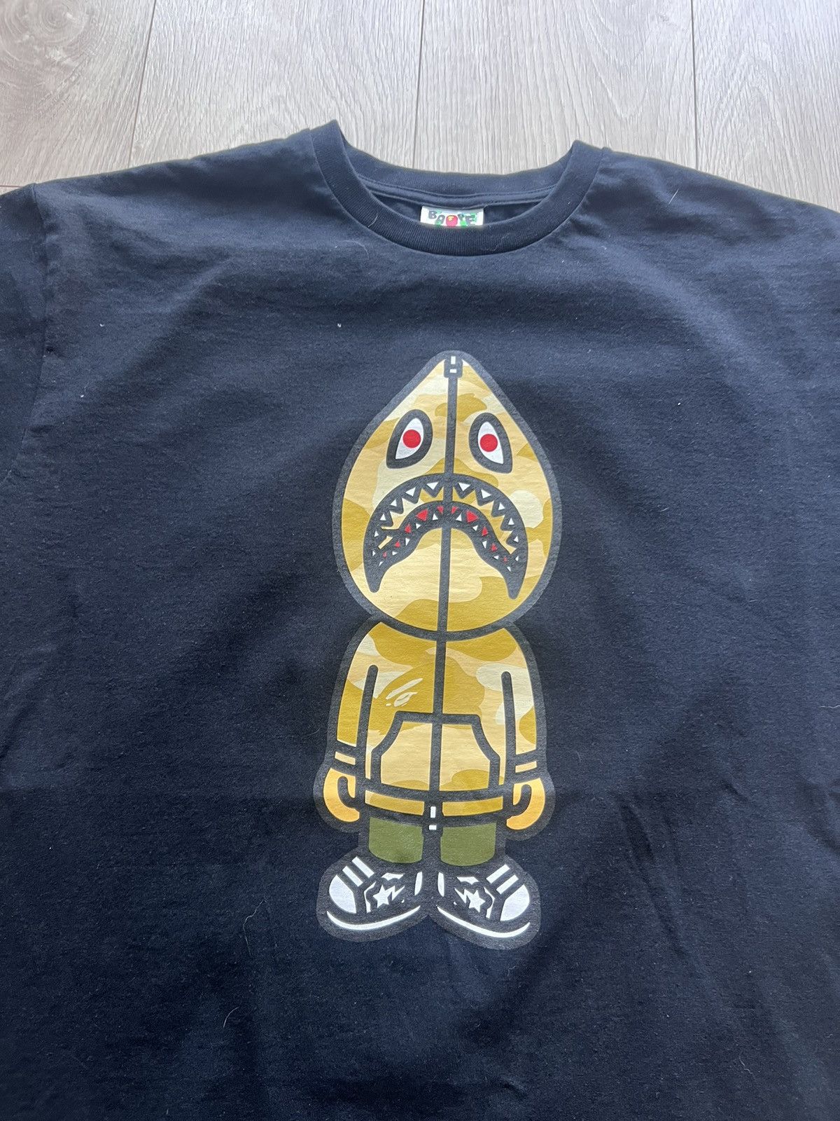 Bape Color Camo Classic Milo Shark Tee Size US XXL / EU 58 / 5 - 2 Thumbnail