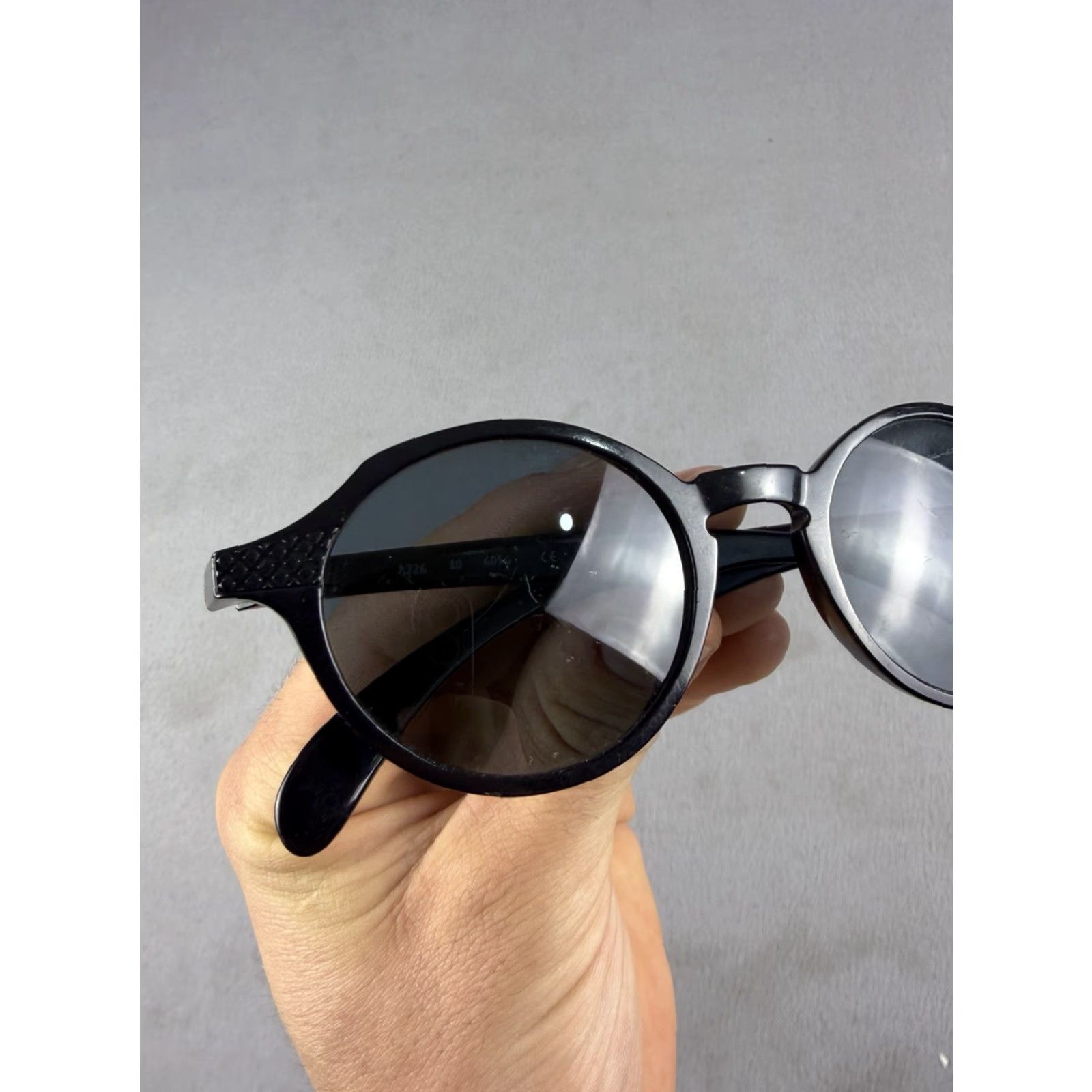 Adidas VINTAGE Adidas Sunglasses by Masters A226 Austria Black UV400 Unisex Adults 90s Sports Black Lens Size ONE SIZE - 2 Thumbnail