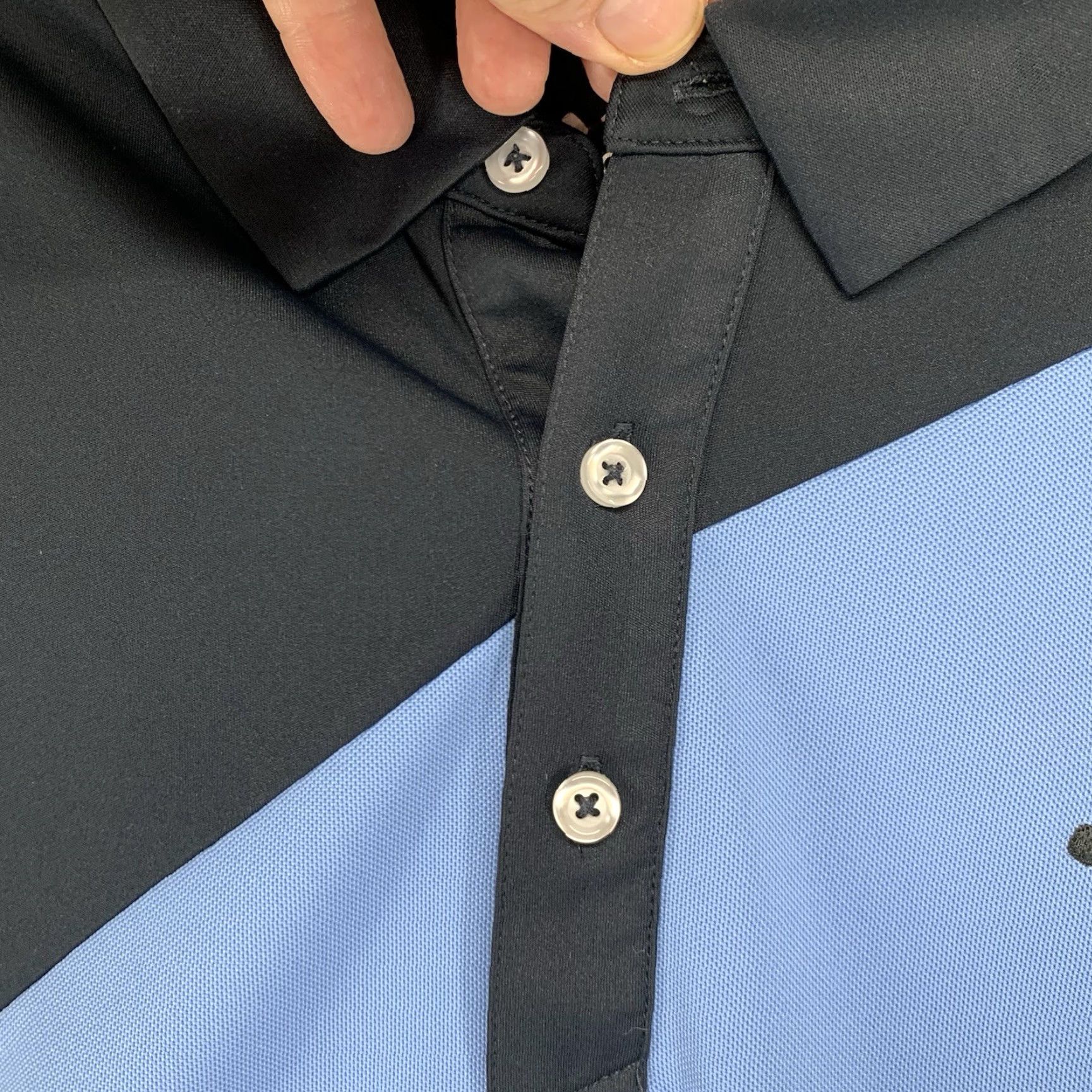 Sugar CHUCO GOLF POLY GOLF SHIRT Mens Medium Sugar Skull Clubs Logo Colour Block Size US M / EU 48-50 / 2 - 6 Thumbnail