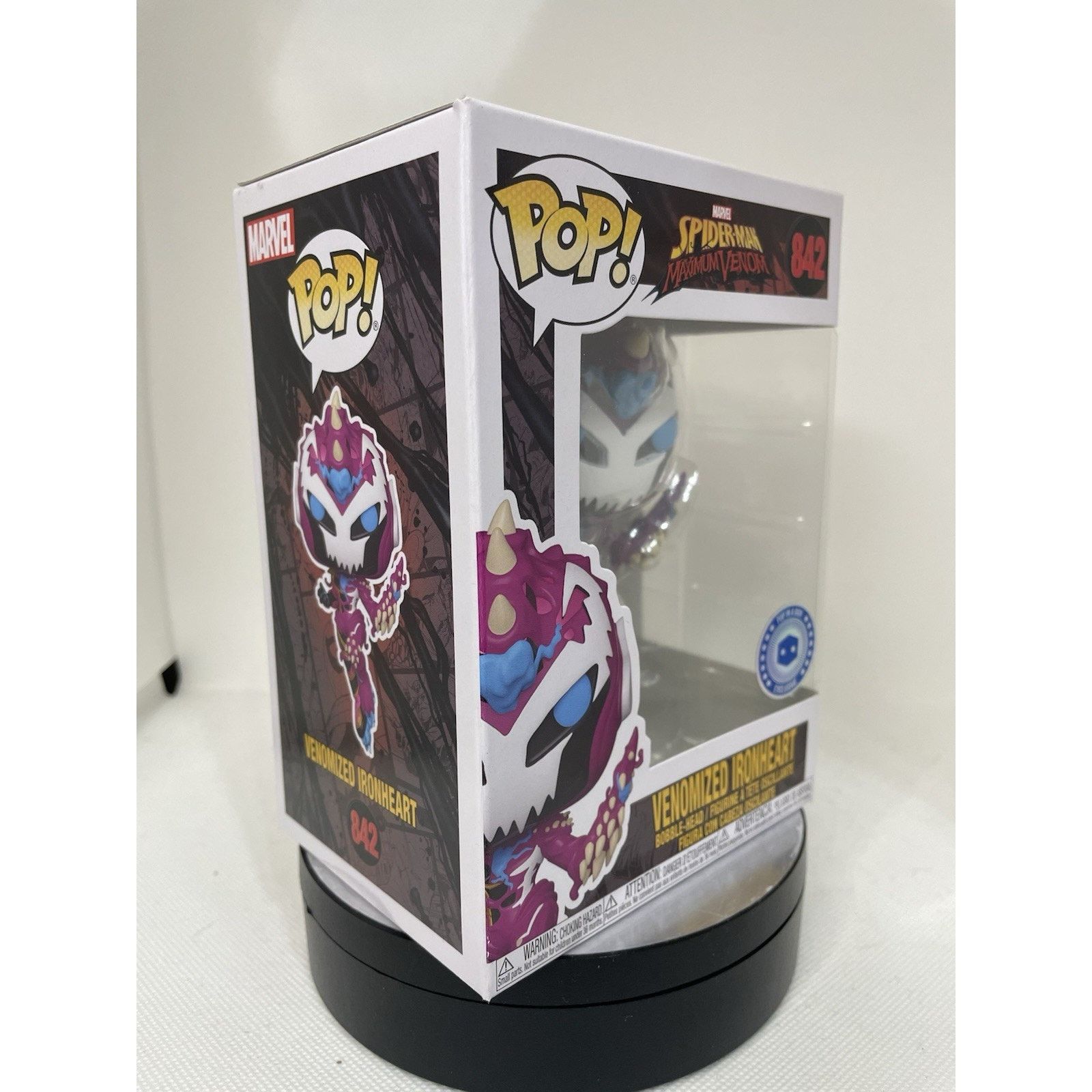 Marvel Comics Funko Pop Venomized Ironheart #842 - With Pop Protector Size ONE SIZE - 8 Thumbnail