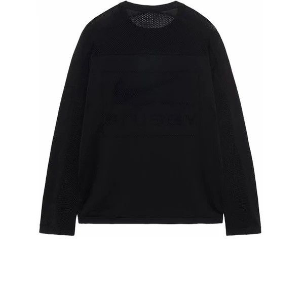 Nike × Stussy NEW L Nike Stussy Black Long Slervr Knit Jersey Shirt Size US L / EU 52-54 / 3 - 1 Thumbnail