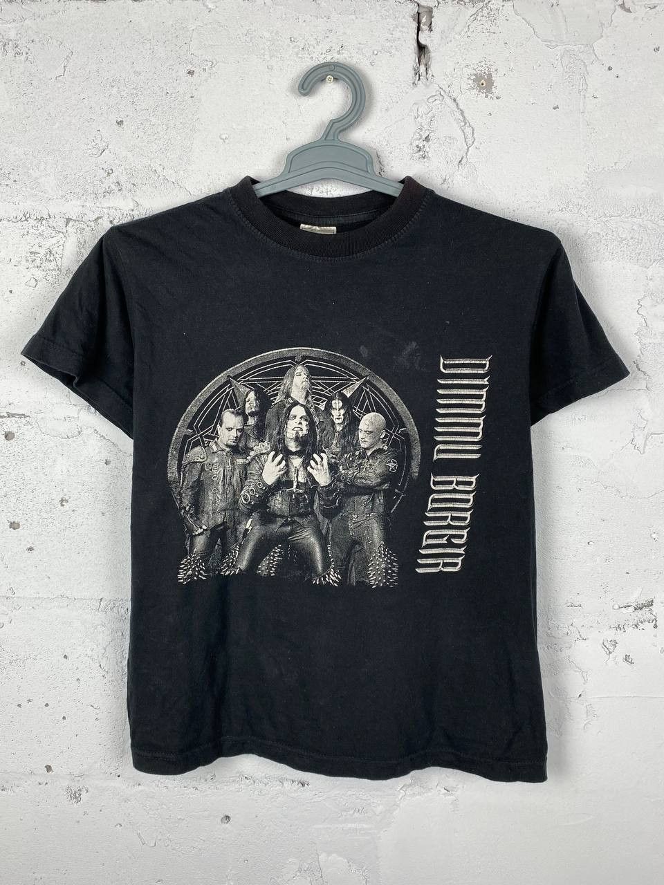 Band Tees × Vintage Dimmu Borgir Vintage Black Metal Band T Shirt Rare 90s Size US M / EU 48-50 / 2 - 1 Thumbnail