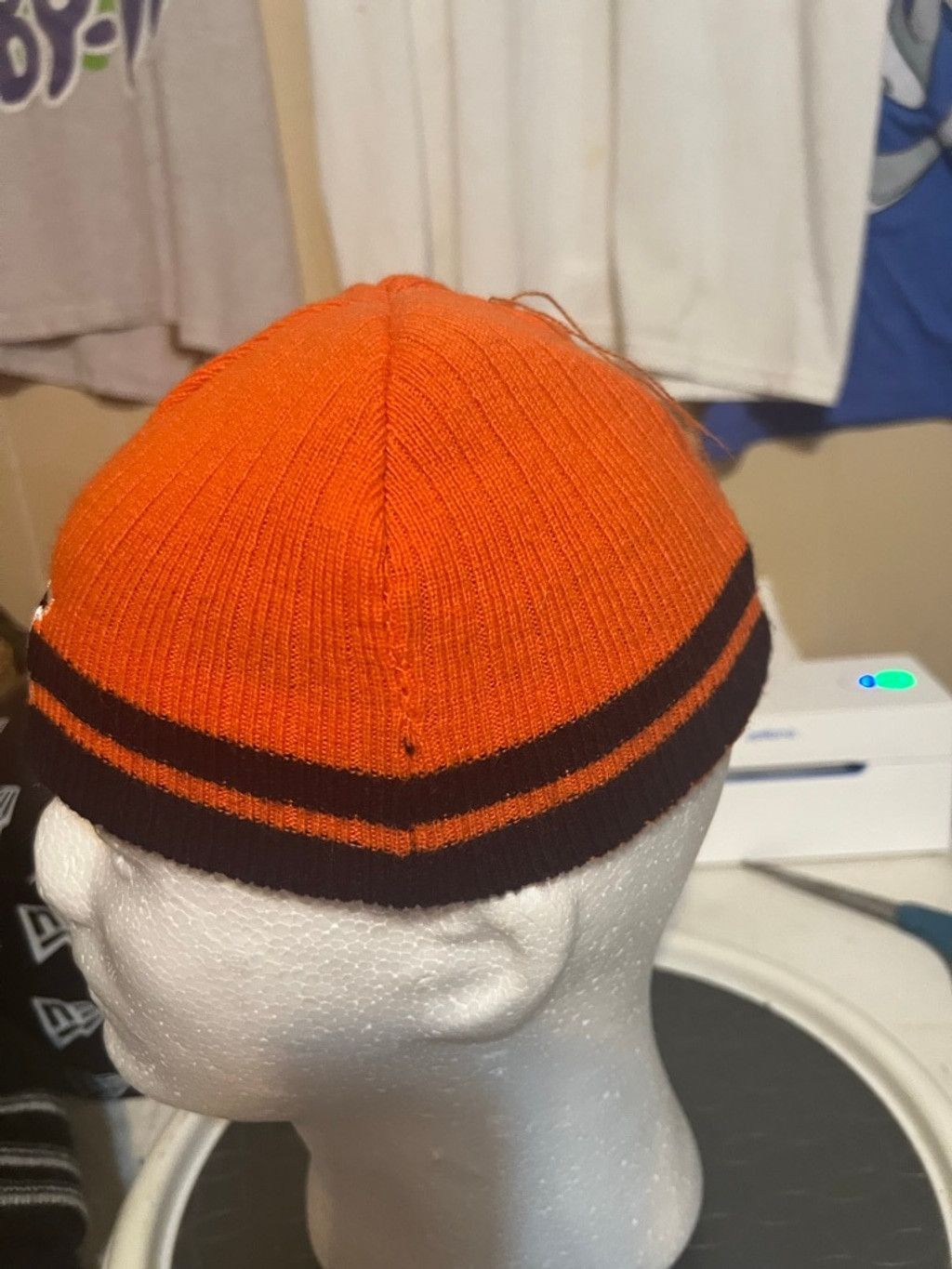 The Unbranded Brand Men's Auburn University Tigers Beanie One Size Orange Black Size ONE SIZE - 2 Thumbnail