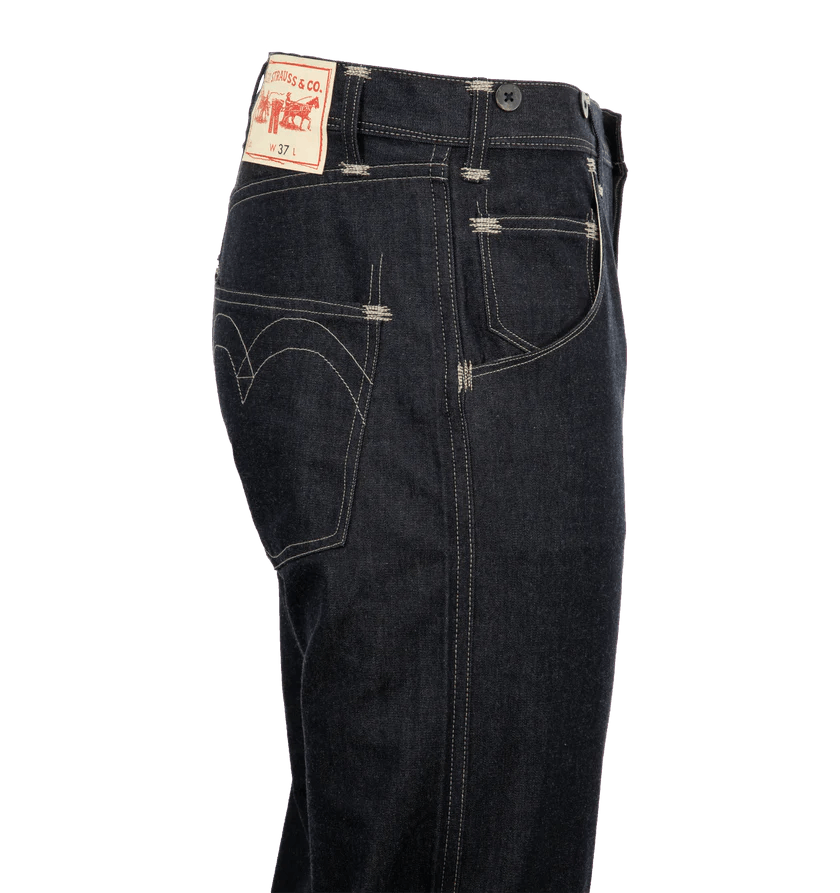 Junya Watanabe o1h1sh10525 Levis Wide Leg Jeans in Navy Blue Size US 30 / EU 46 - 3 Thumbnail