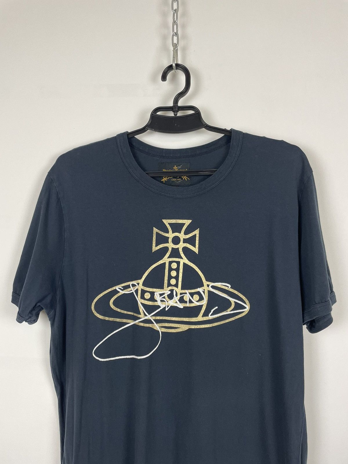 Vivienne Westwood T-Shirt Big Orb Logo Size XL Men's