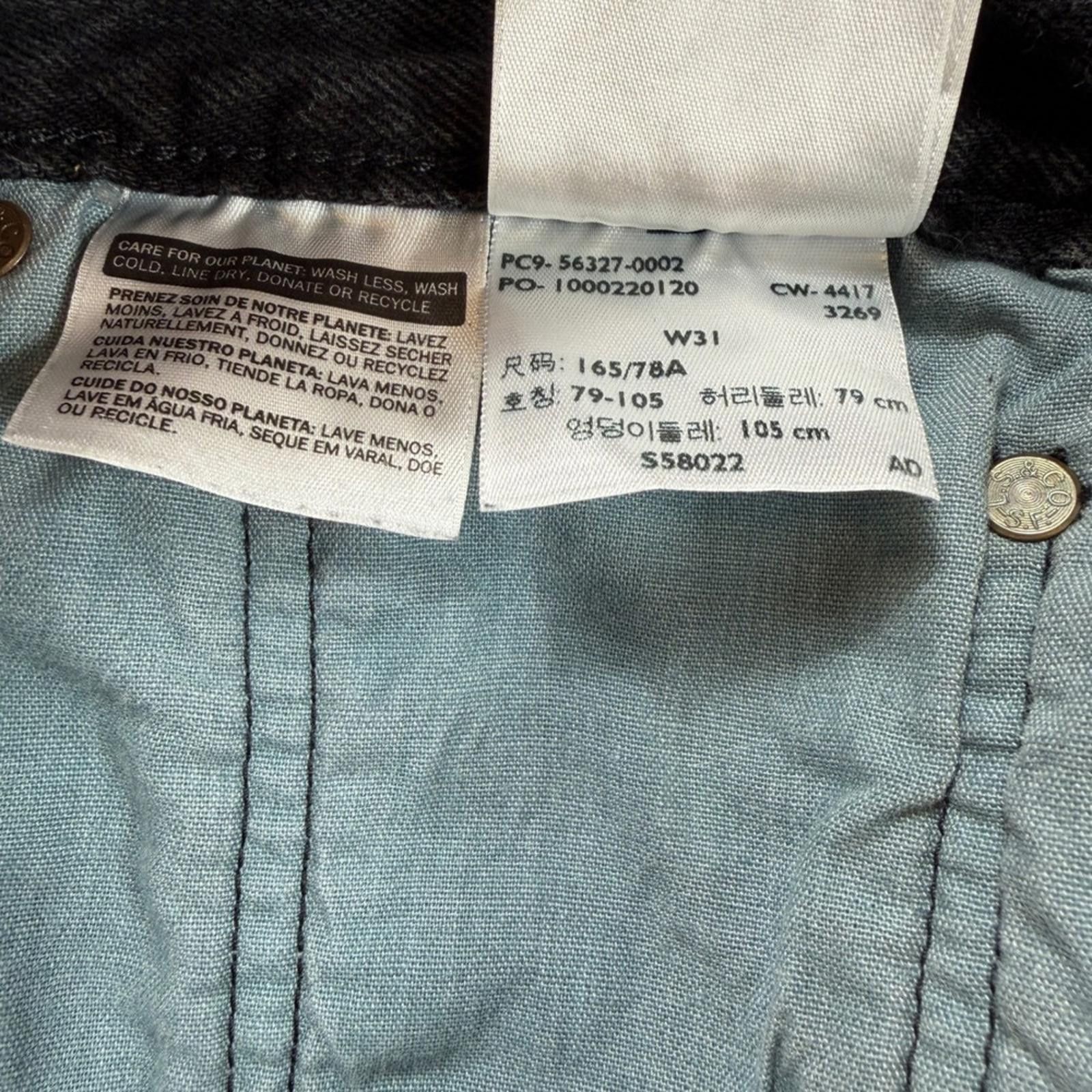 Levi's Levis 501 Denim Jean Shorts 31 Original High Rise Cut Off Size 31" - 5 Thumbnail