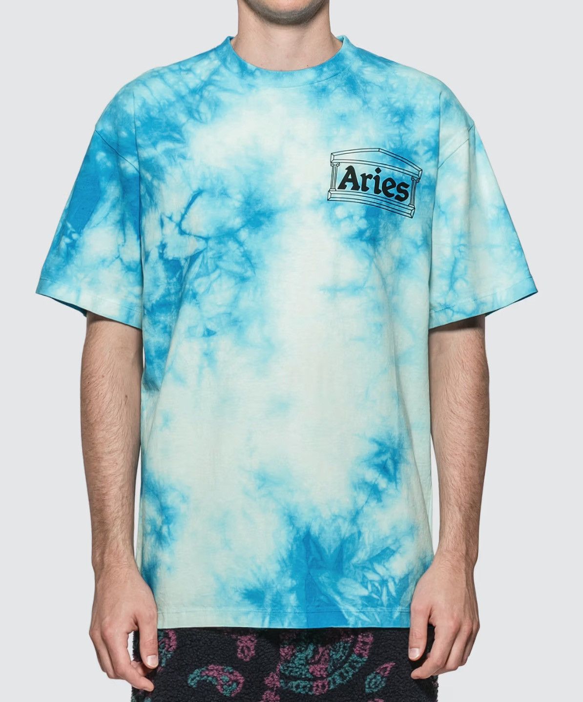 Aries ARIES Blue tie dye template t-shirt Size US L / EU 52-54 / 3 - 1 Thumbnail