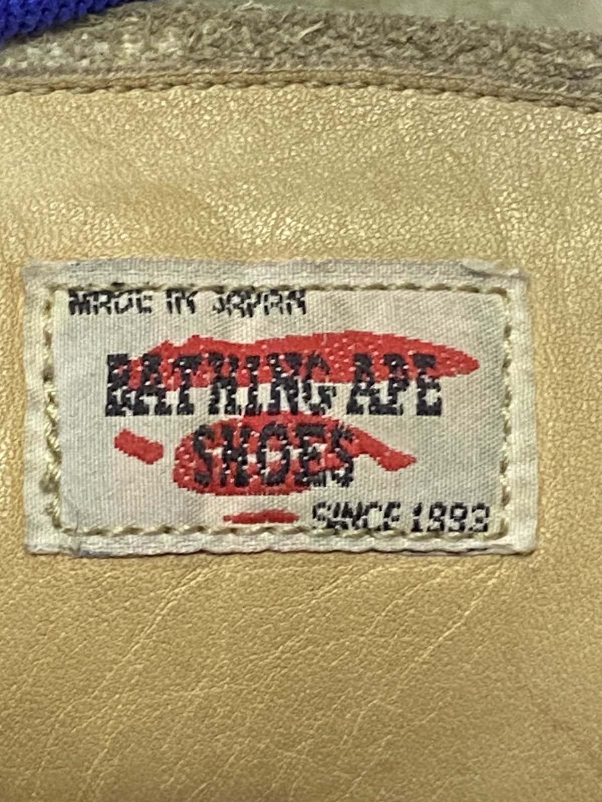 Bape Rare🔥A Bathing Ape 978 - FW -01 Suede Beige Boots Size US 9 / EU 42 - 11 Thumbnail