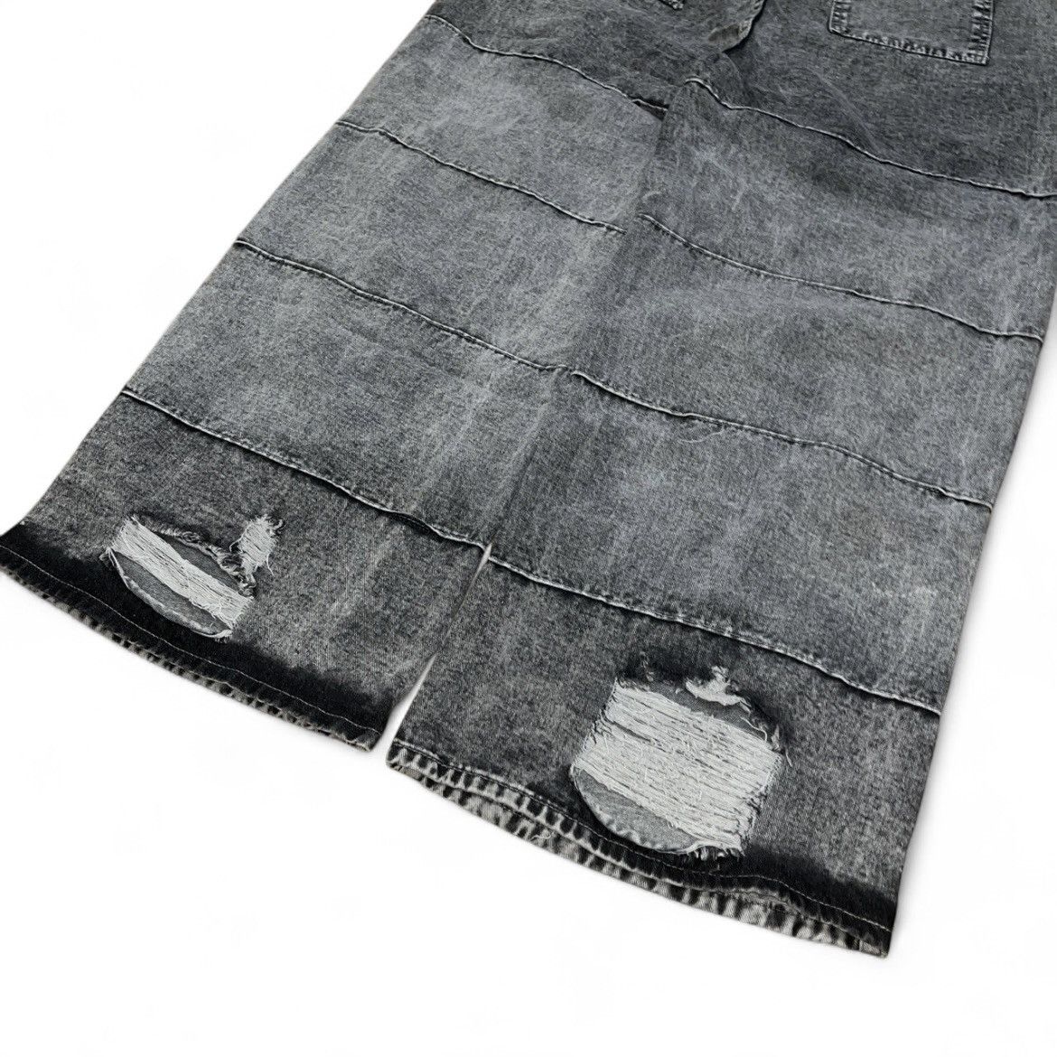 Vintage American vintage washed ripped jeans Street punk oversized Size US 36 / EU 52 - 4 Thumbnail