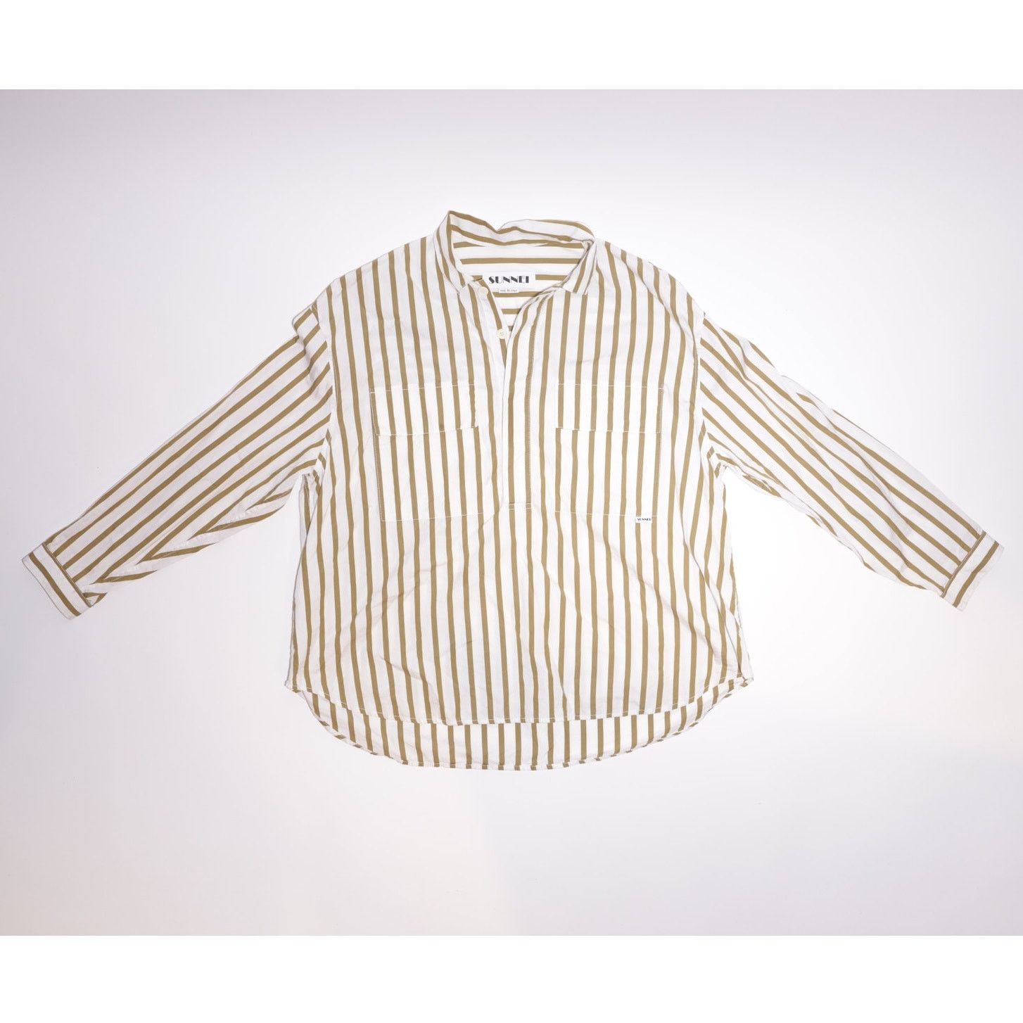 Sunnei Sunnei Striped 3/4 Button Up Size US L / EU 52-54 / 3 - 1 Thumbnail