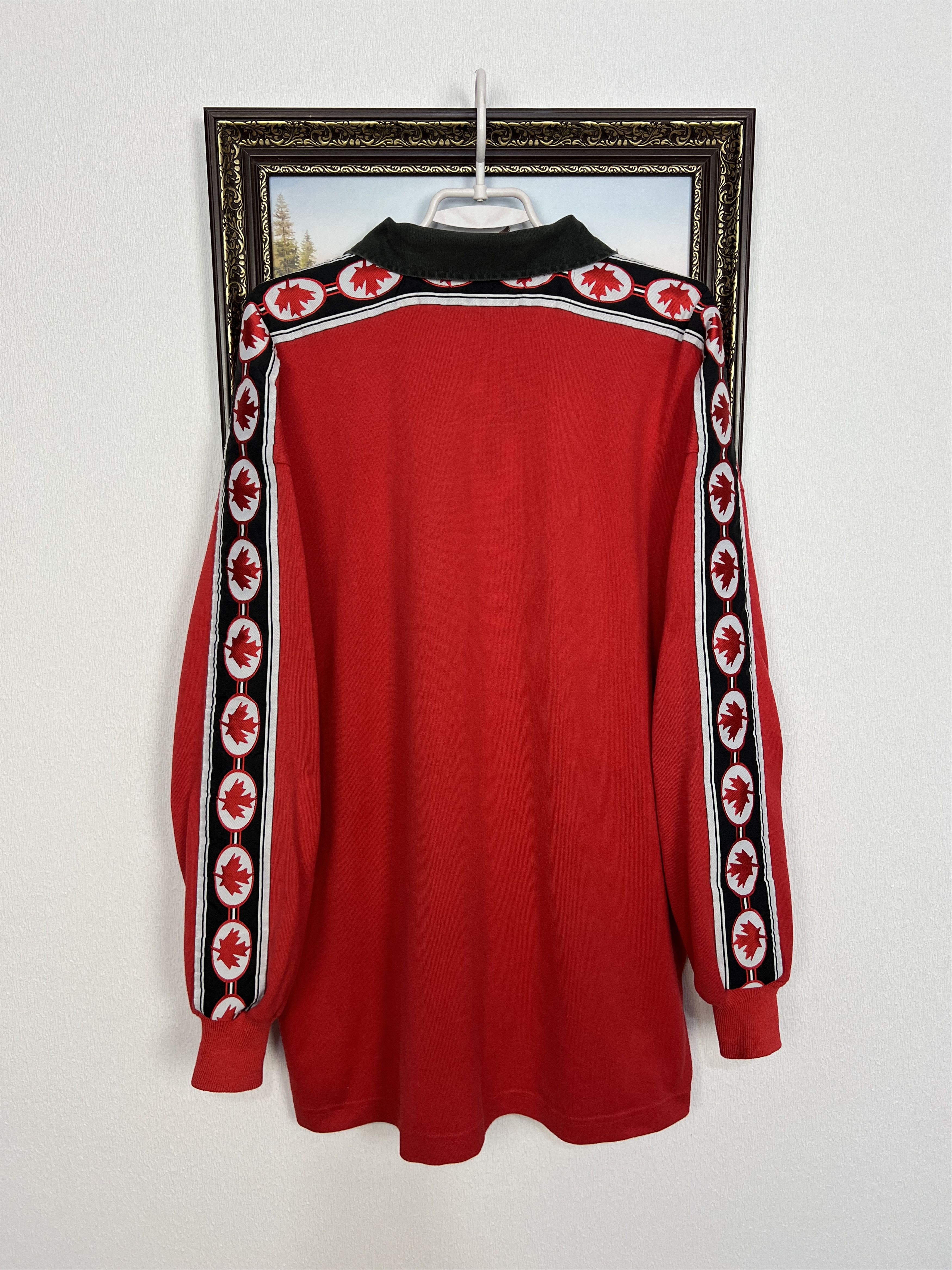 Vintage Canterbury Canada Rugby Union Long Sleeve Jersey Trikot Size US XXL / EU 58 / 5 - 8 Thumbnail