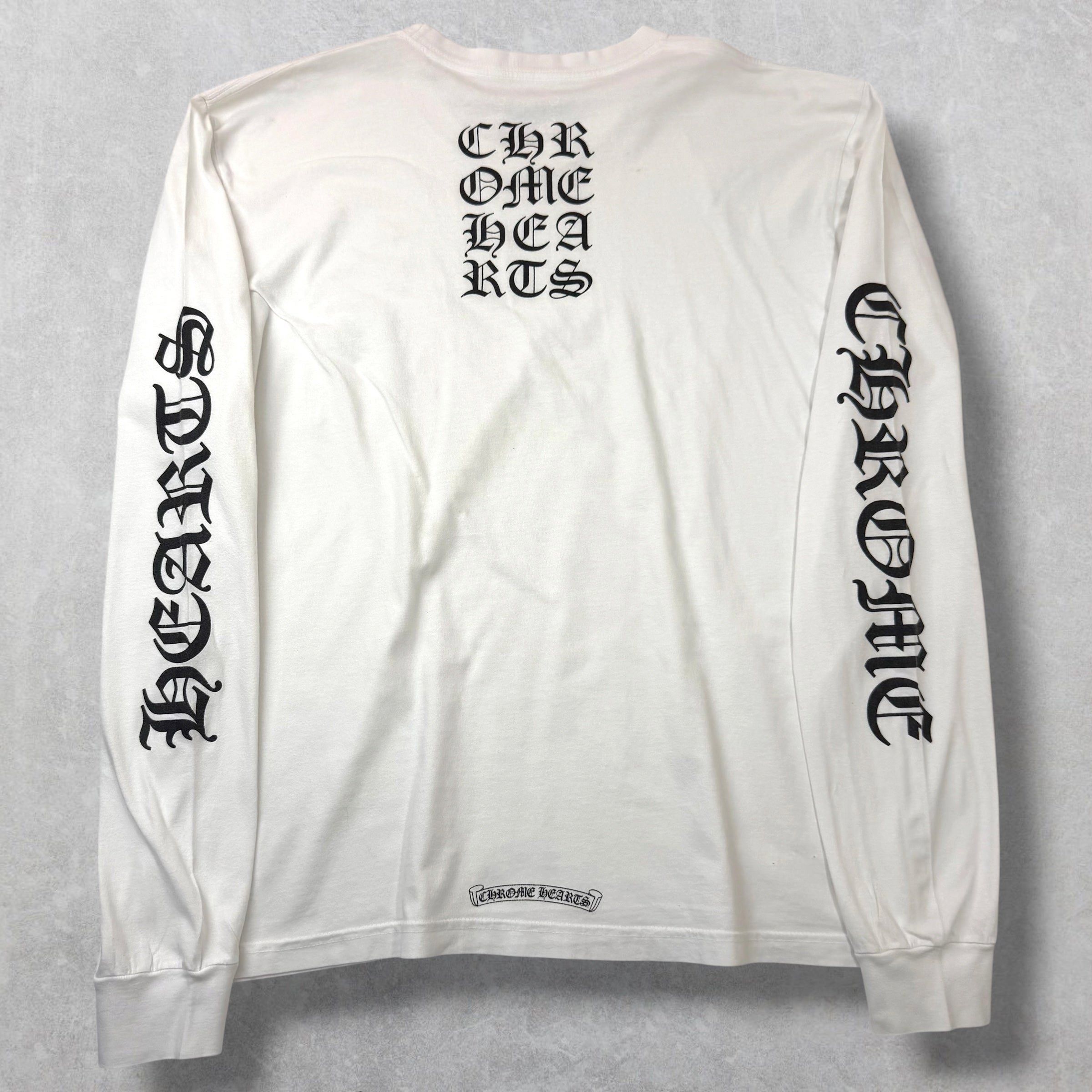 Chrome Hearts Chrome Hearts Vertical White L/S L Size US L / EU 52-54 / 3 - 2 Thumbnail