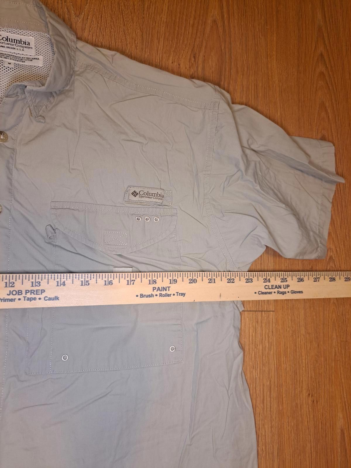 Columbia Columbia PFG Button Down Collared Shirt Mens Medium Beige Size US M / EU 48-50 / 2 - 7 Thumbnail
