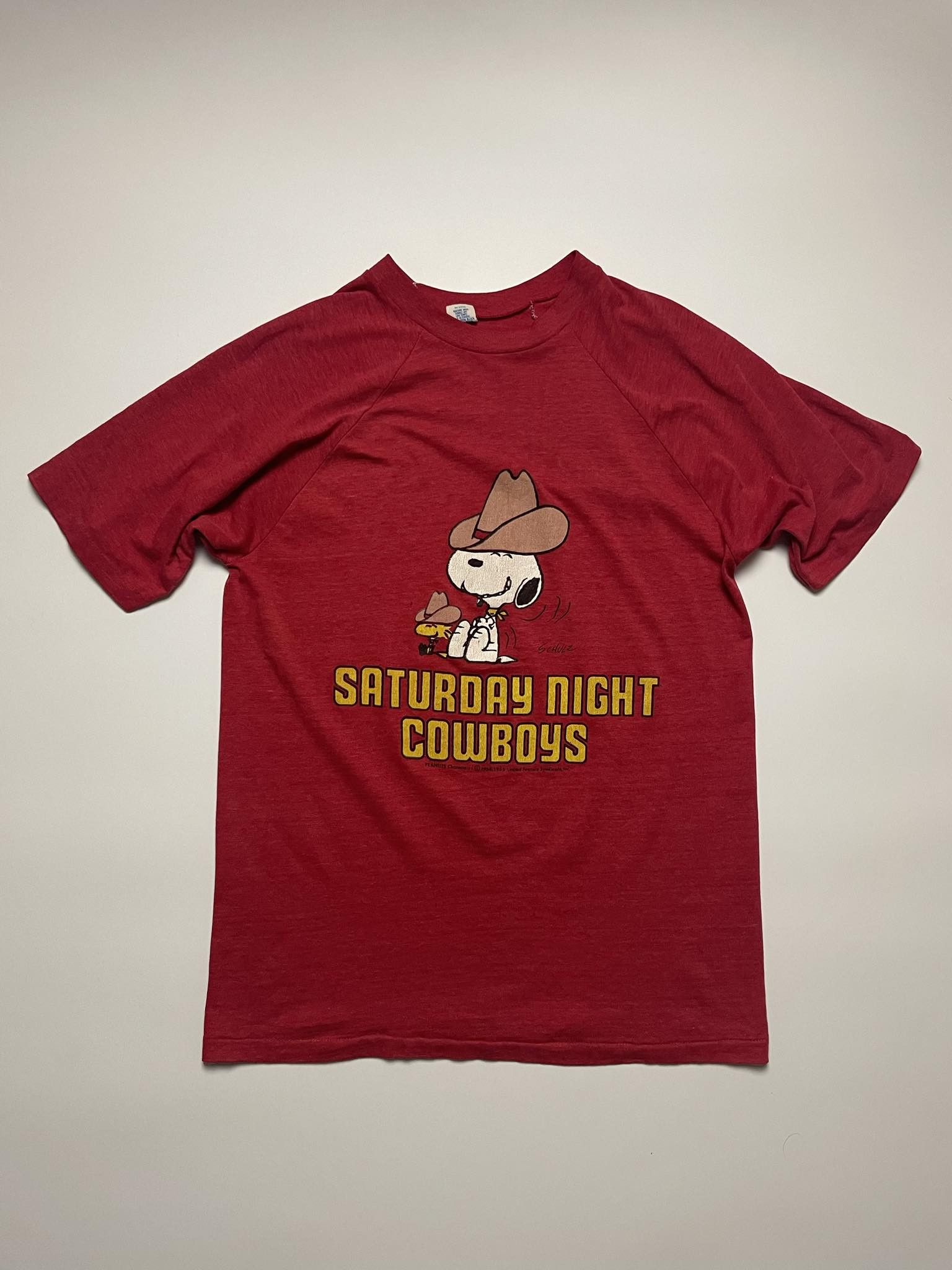 Peanuts × Vintage Vintage Peanuts Snoopy Cowboy Shirt Size US S / EU 44-46 / 1 - 1 Thumbnail