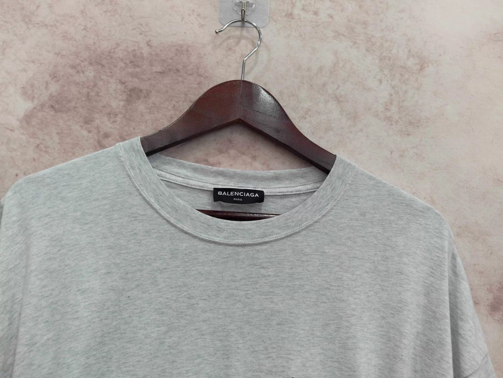 Balenciaga Balenciaga Speedhunter Two - Tone Short Sleeve Tee Size S Size S / US 4 / IT 40 - 7 Thumbnail