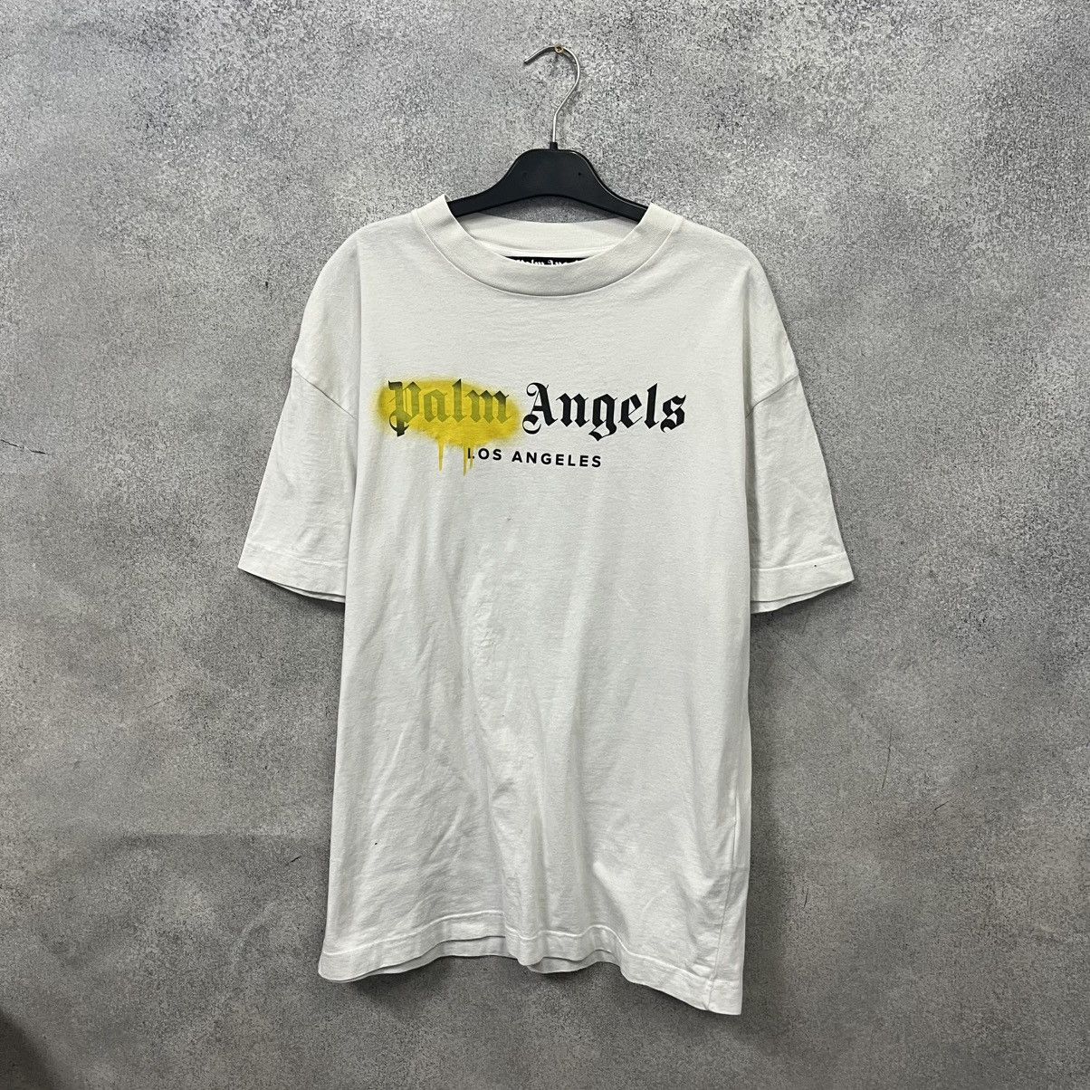 Palm Angels Palm Angels t shirt big logo white size L Size US L / EU 52-54 / 3 - 1 Thumbnail