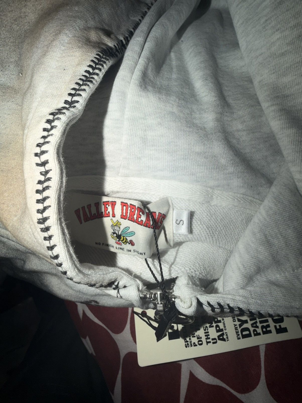 Other Vale Forever Valley Dreams Spiral Zip Up Hoodie Dark White Size US S / EU 44-46 / 1 - 3 Thumbnail