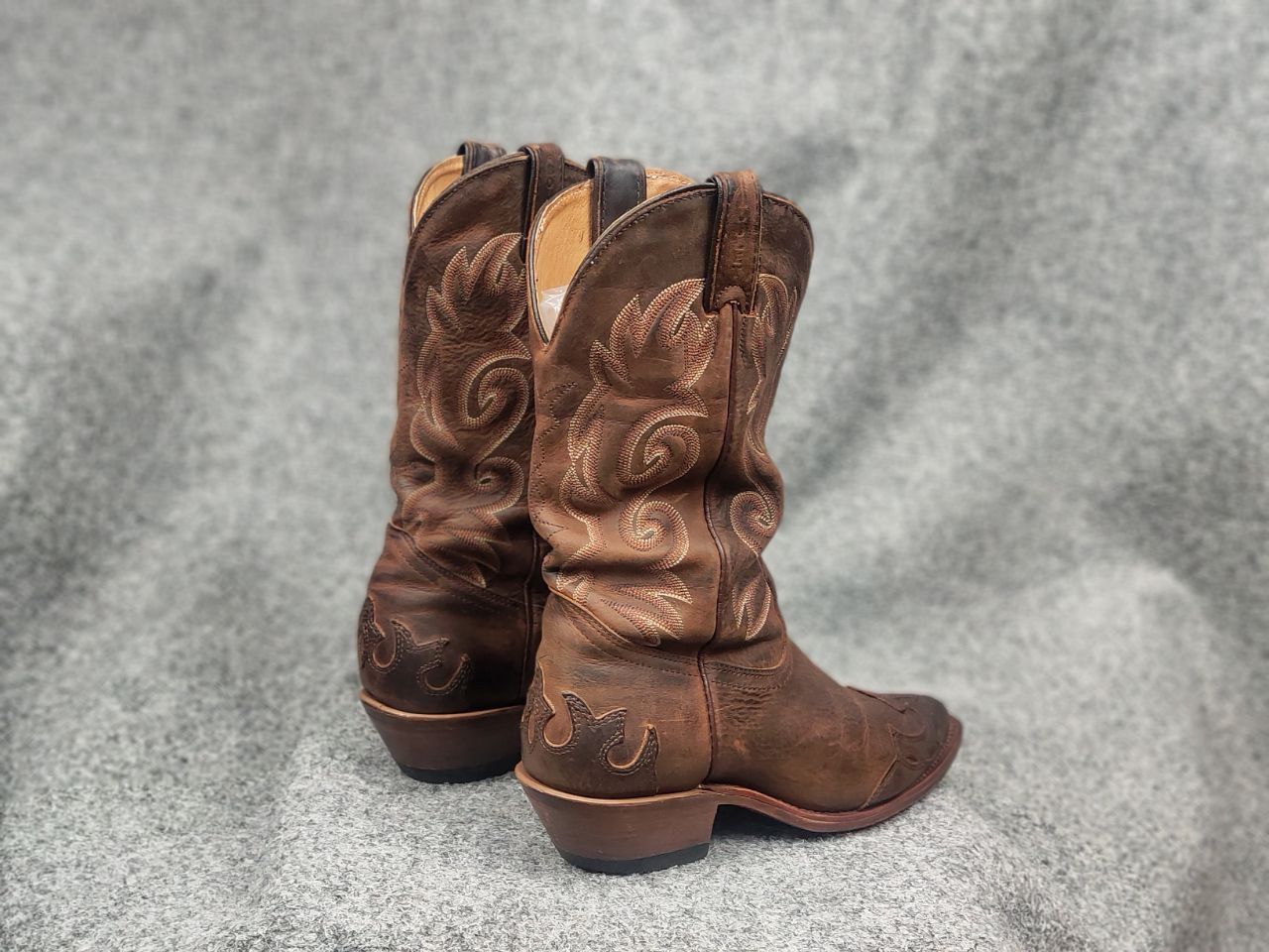 Boulet Vintage Boulet Canada Made Brown Western Cowboy W Boots Size US 7.5 / IT 37.5 - 14 Thumbnail