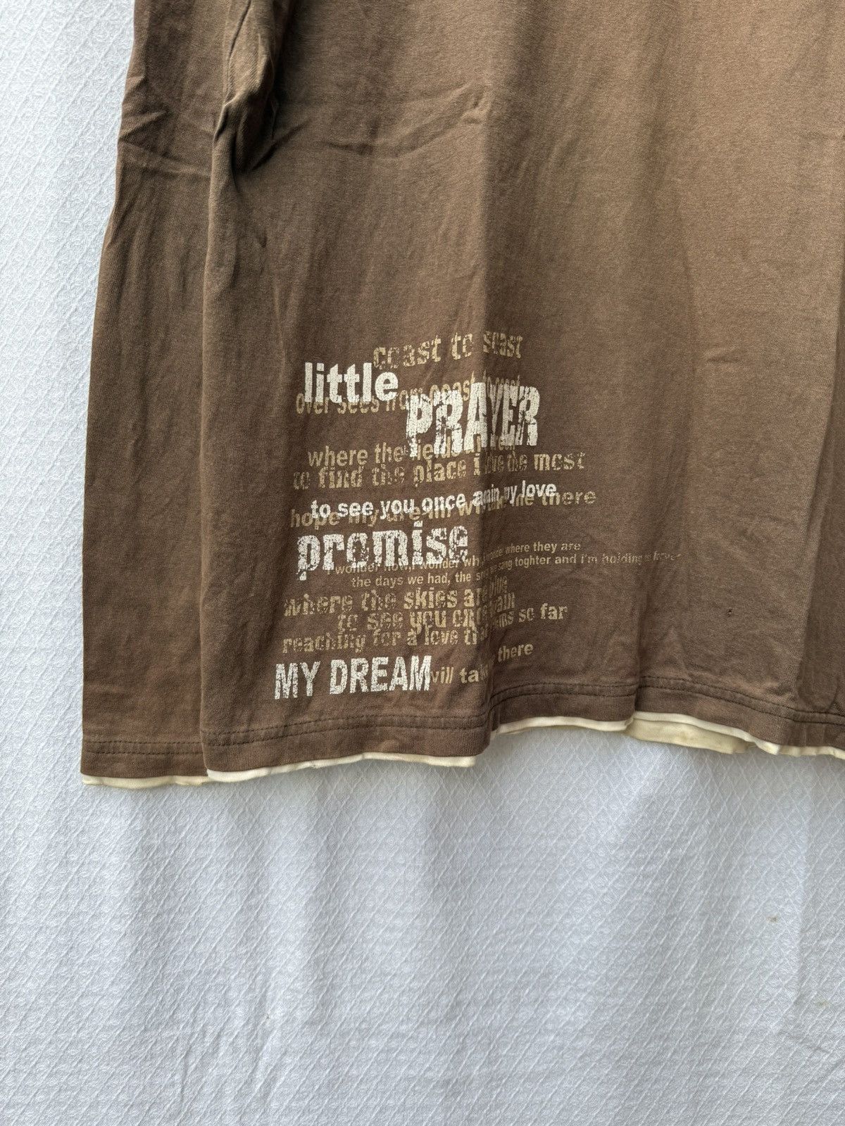 Hysteric Glamour Double Layer Poem Longsleeve Size US L / EU 52-54 / 3 - 6 Thumbnail
