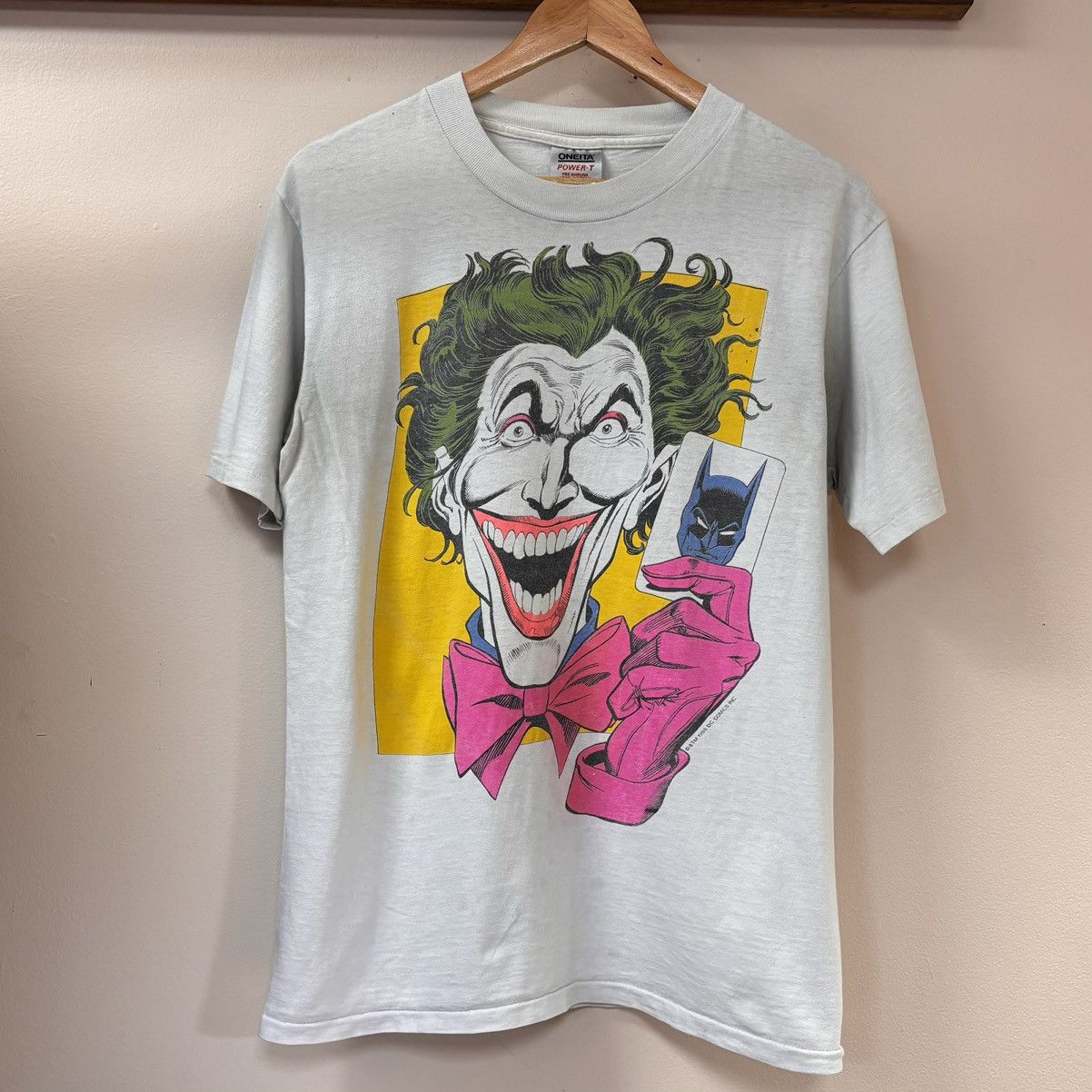 DC × Vintage 1988 "THE JOKER" Vintage "BATMAN" Adult Large TEE-SHIRT Size US XL / EU 56 / 4 - 1 Thumbnail