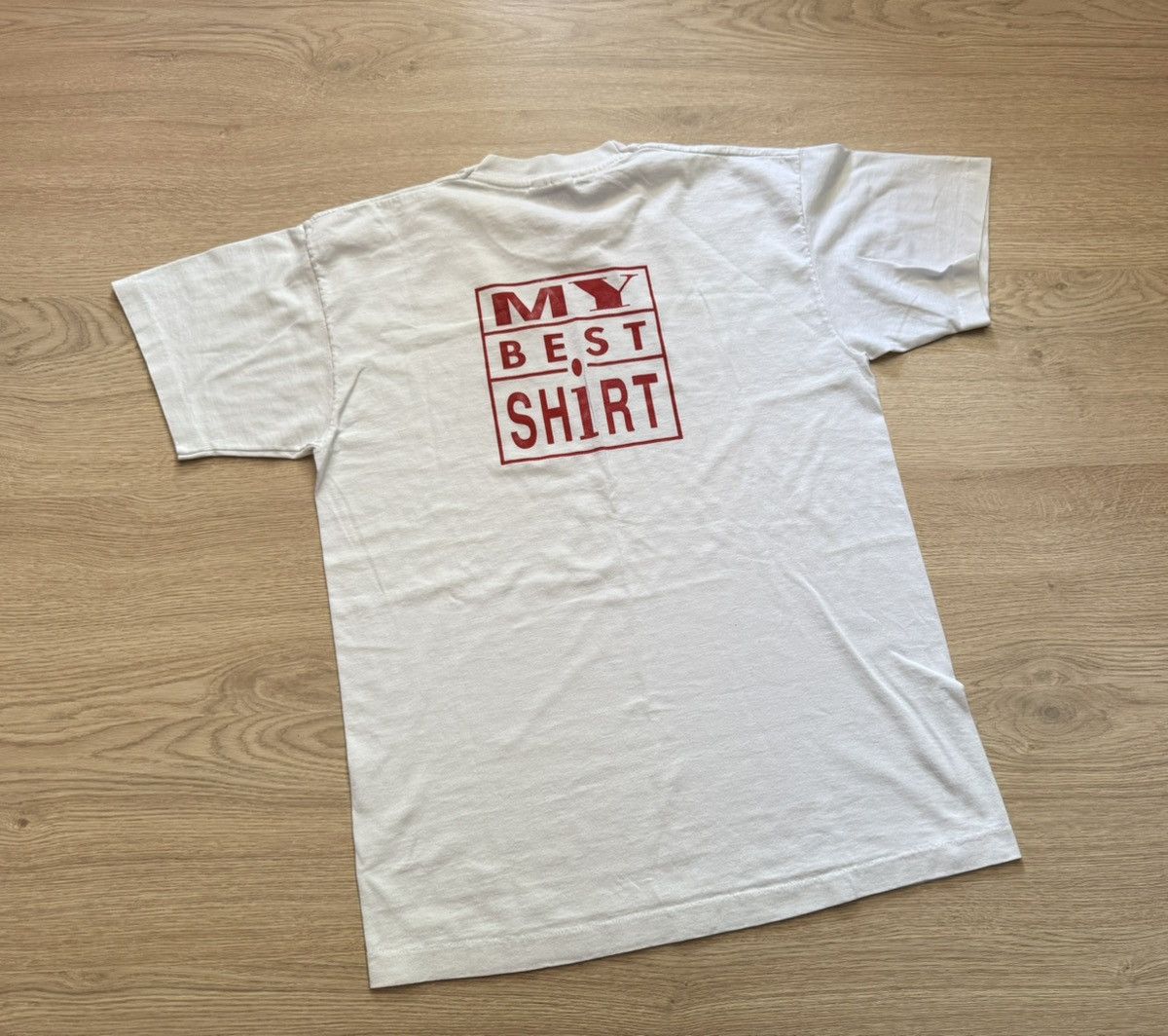 Vintage Vintage 90’s Screen Stars My Best Shirt Single Stitch Tee Size US L / EU 52-54 / 3 - 6 Thumbnail