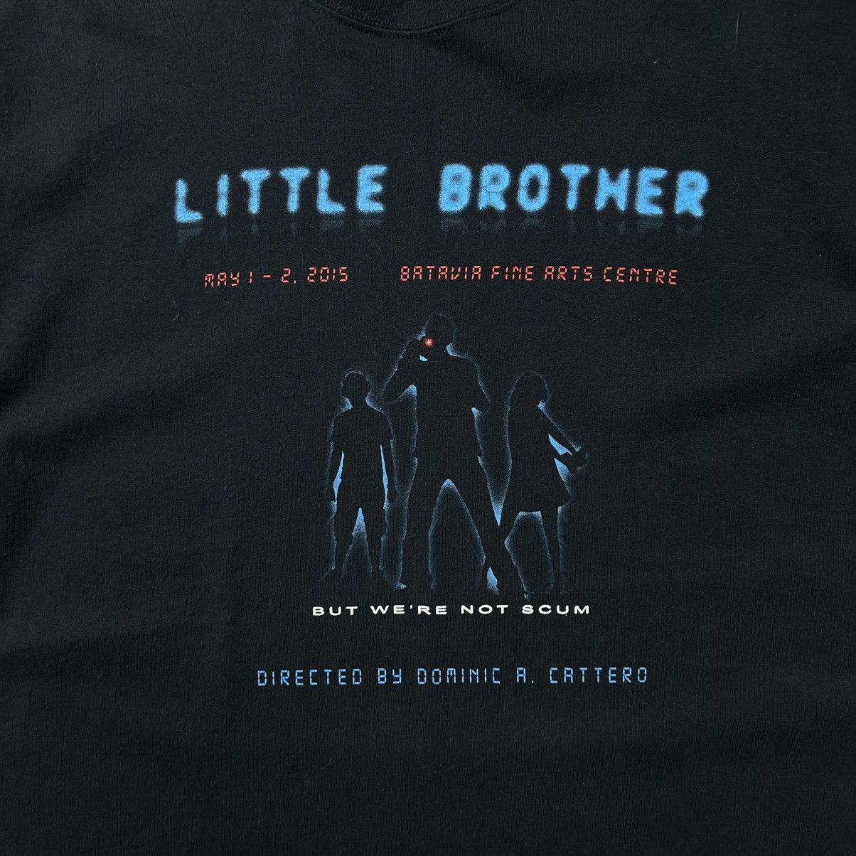 Vintage Little Brother Horror Movie T-Shirt /Y2K Size US XL / EU 56 / 4 - 4 Thumbnail
