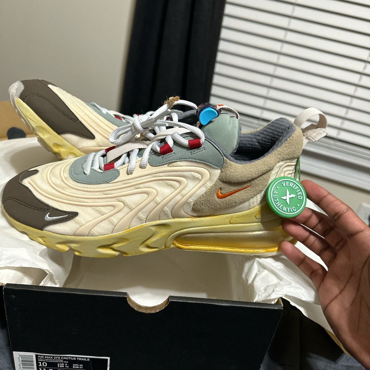 Nike × Travis Scott Travis Scott Cactus Trails Air Max 270 Size US 10 / EU 43 - 6 Thumbnail