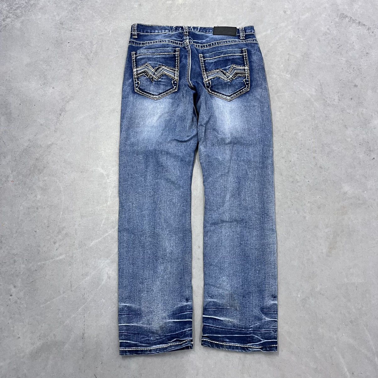 Vintage Y2K Trueluck Rock Revival Style Diesel Denim Embroidered 32 Size US 32 / EU 48 - 1 Thumbnail