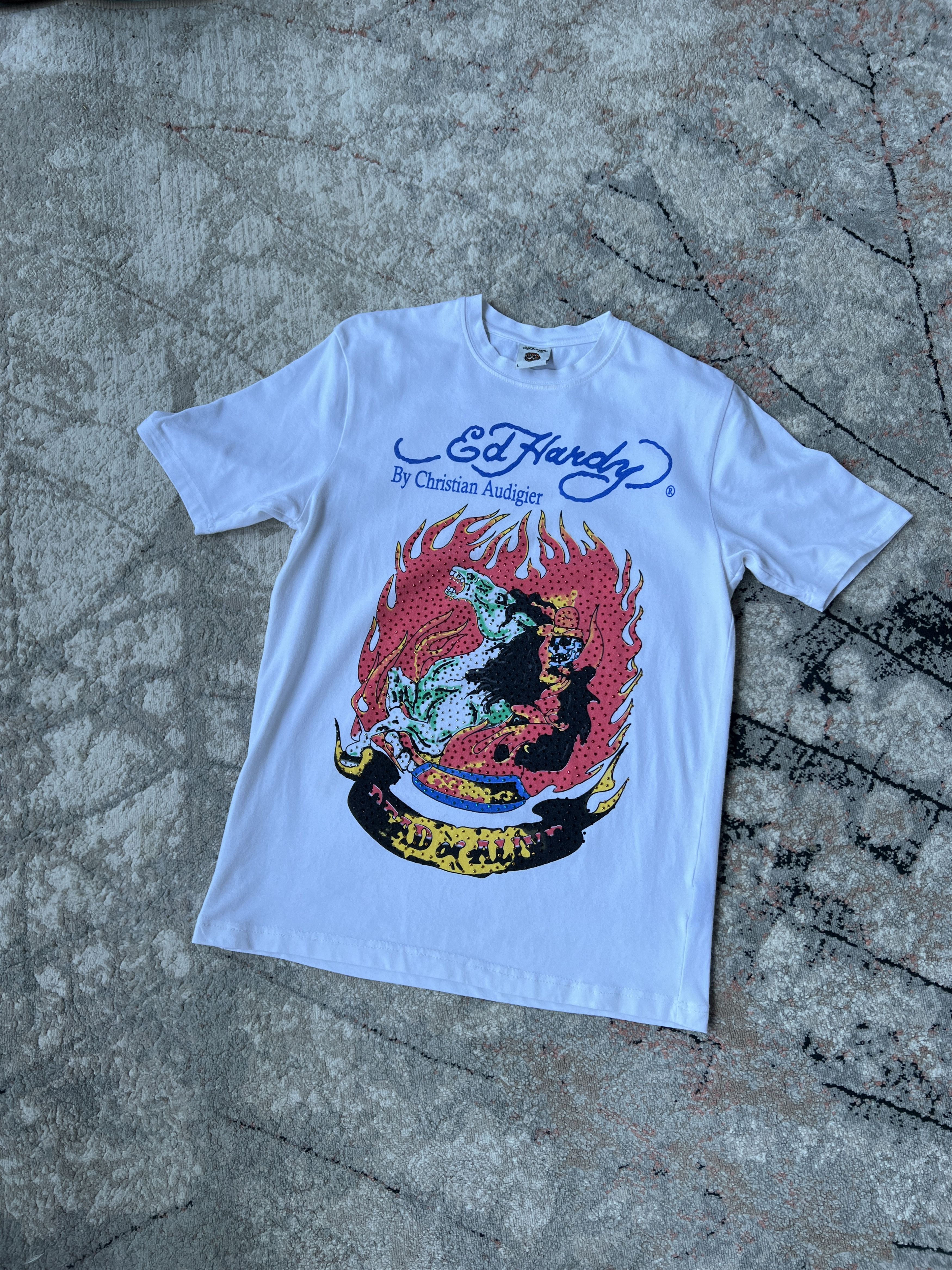 Christian Audigier Ed Hardy Christian Audigier Tee Size L / US 10 / IT 46 - 1 Thumbnail