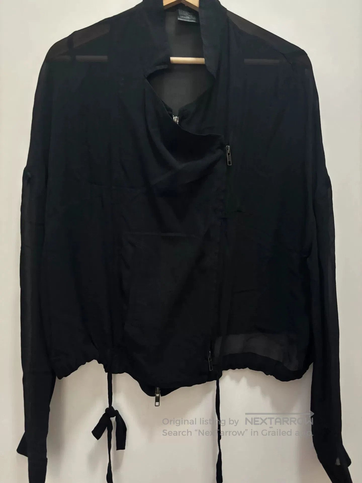 Ann Demeulemeester Ann Demeulemeester Sheer Chiffon Jacket. Size XXS / US 00 / IT 34 - 5 Thumbnail