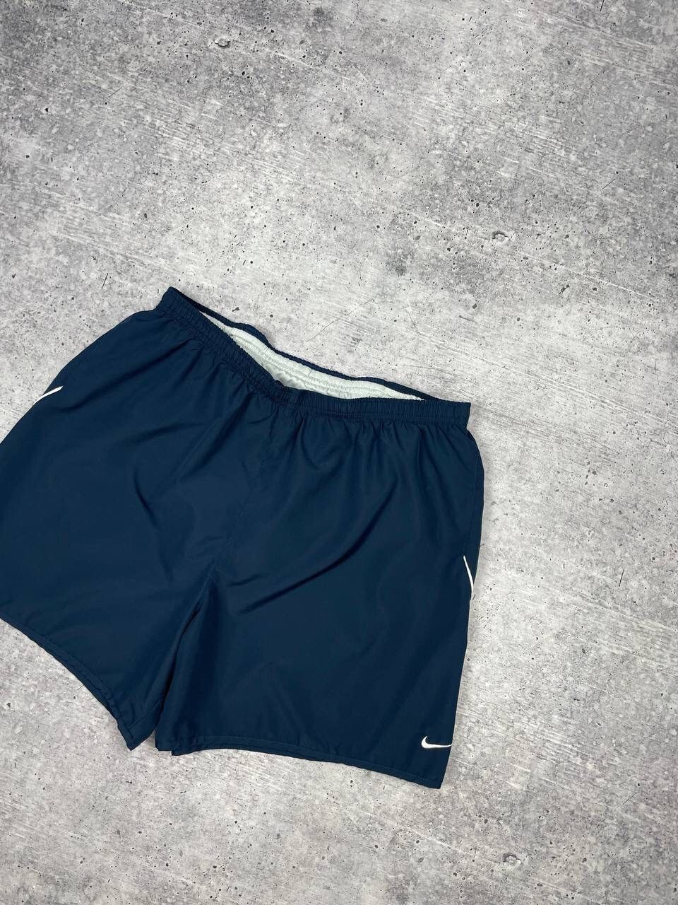 Nike × Vintage Vintage Nike 90’s Y2K Style Drill Blue Nylon Dri-Fit Shorts Size US 34 / EU 50 - 3 Thumbnail