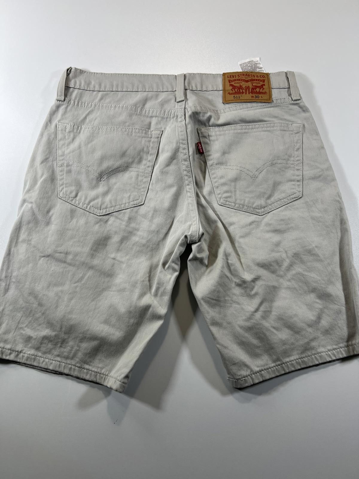 Other Vintage Levi’s 511 Men's Beige Casual Shorts 30 Size US 30 / EU 46 - 9 Thumbnail