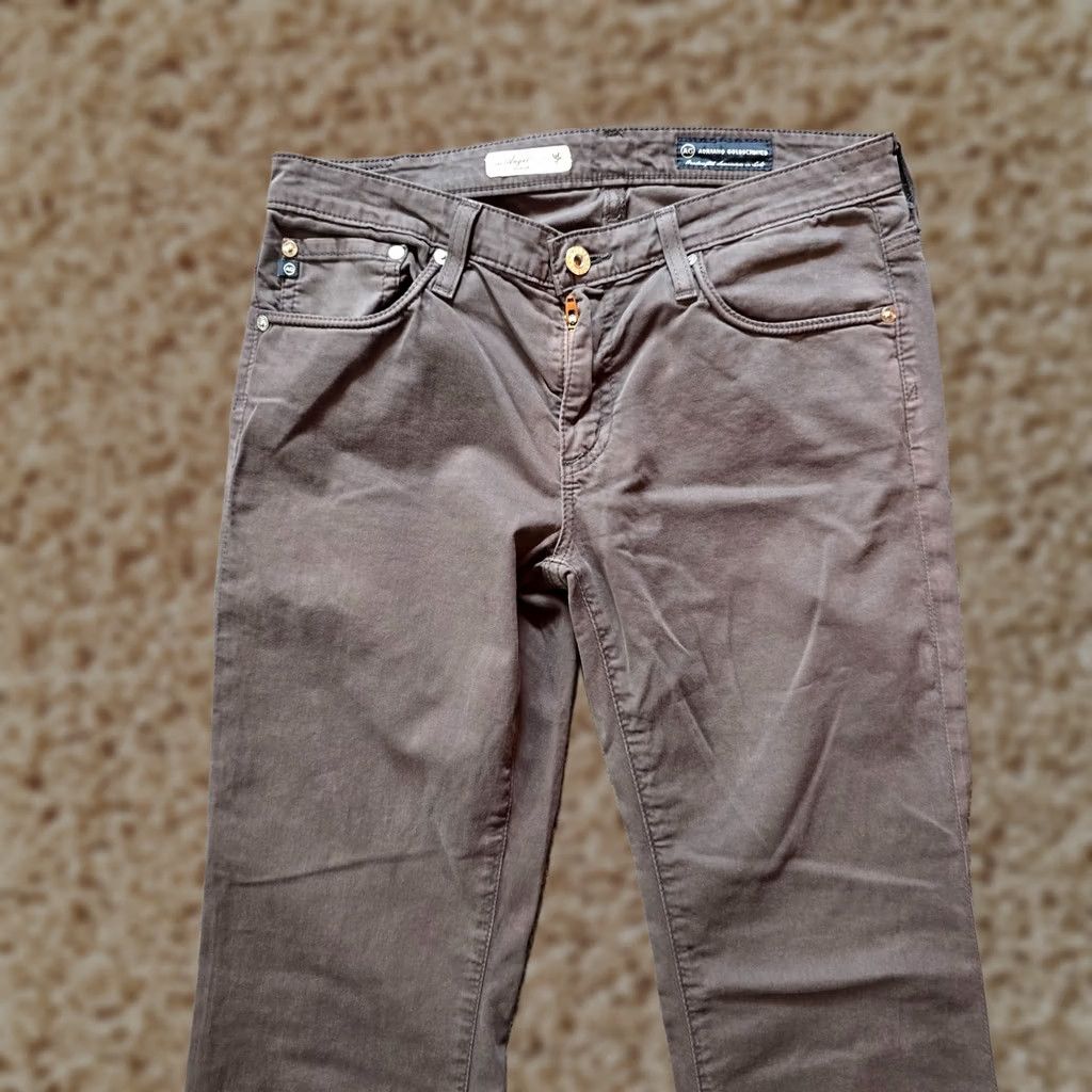 Vintage AG Adriano Goldschmied Pants Women Size 29 Gray Bootcut Stretch Casual Basic Size 29" - 1 Thumbnail