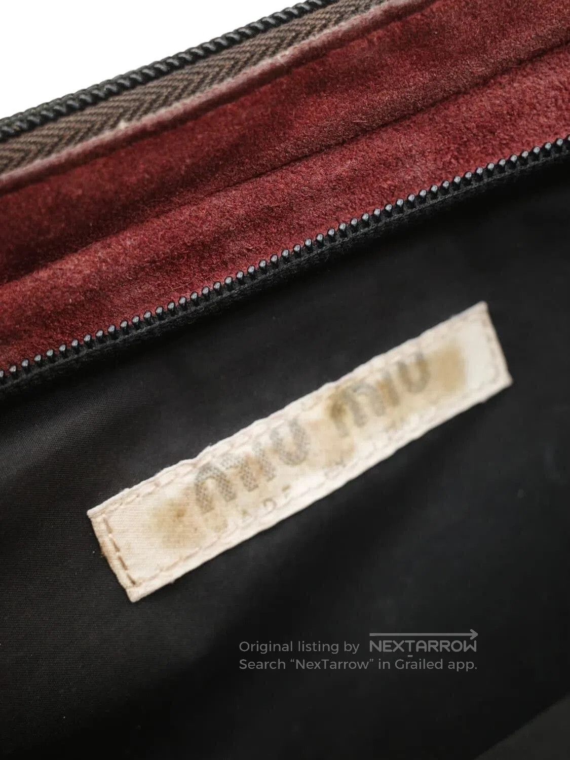 Miu Miu Miu Miu Vintage Bordeaux Fanny Pack. Size ONE SIZE - 7 Thumbnail