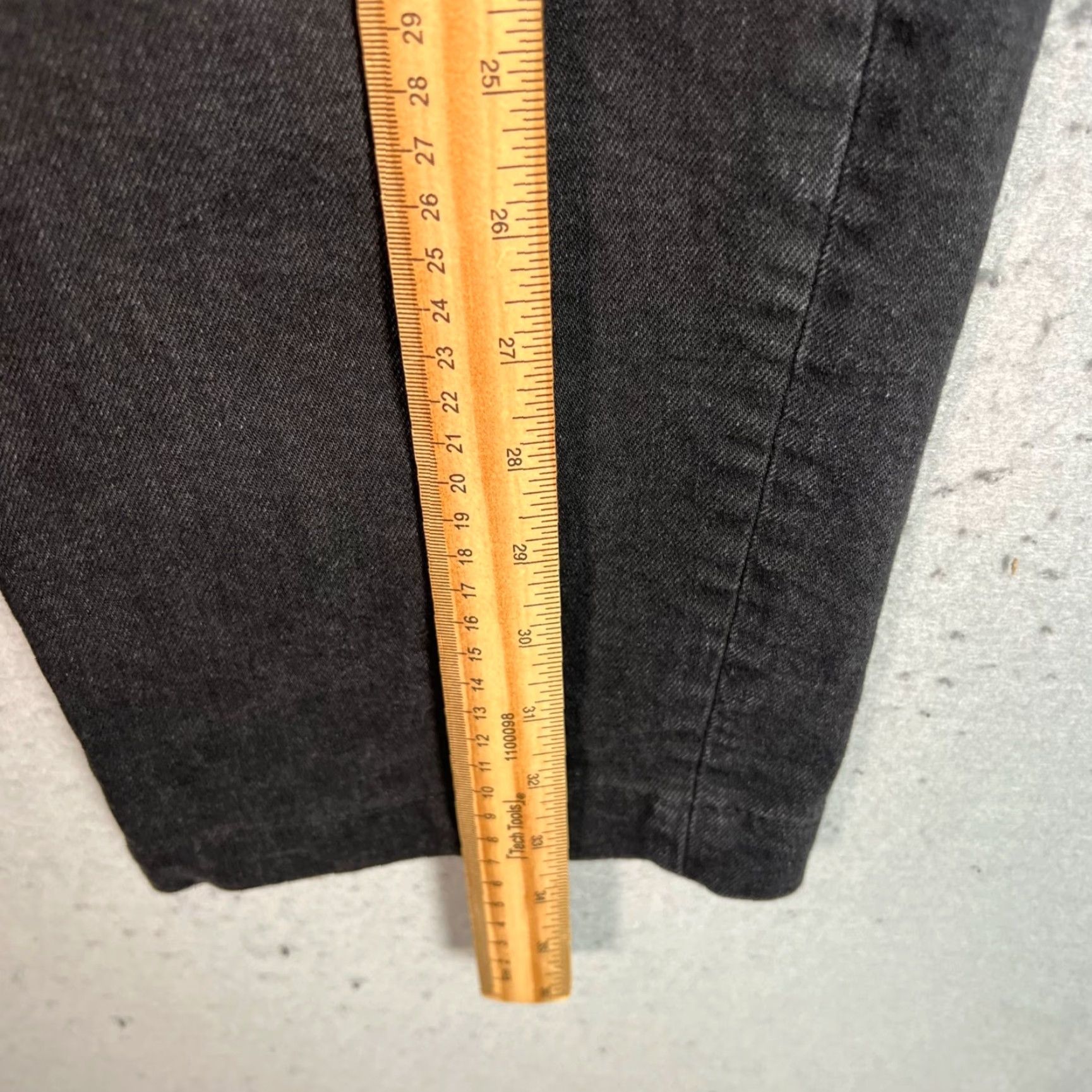 Everlane Everlane The Way High Jeans Denim Black Organic Cotton Size 24 Womens Size 42" / US 20 - 6 Thumbnail