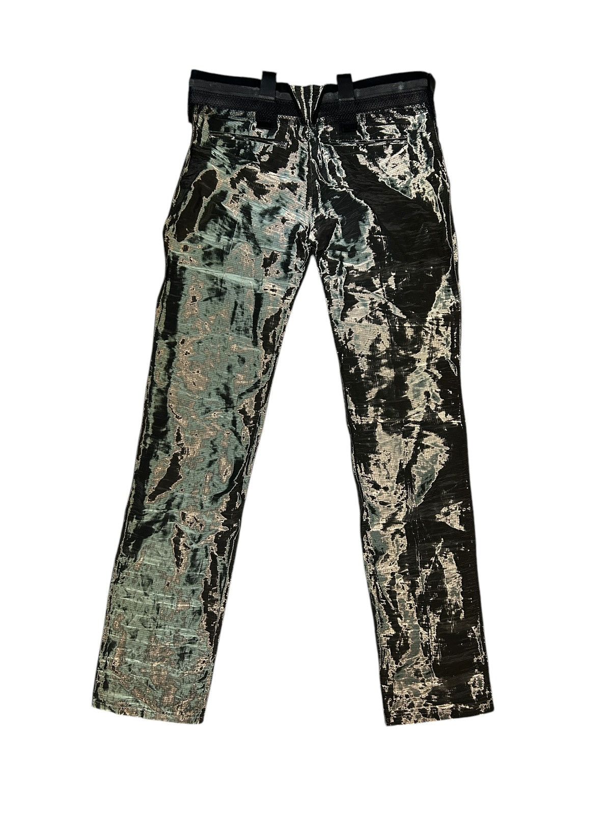 Balenciaga S/S 07 Nicolas Ghesquière Metallic Trousers Size 26" / US 2 / IT 38 - 2 Thumbnail