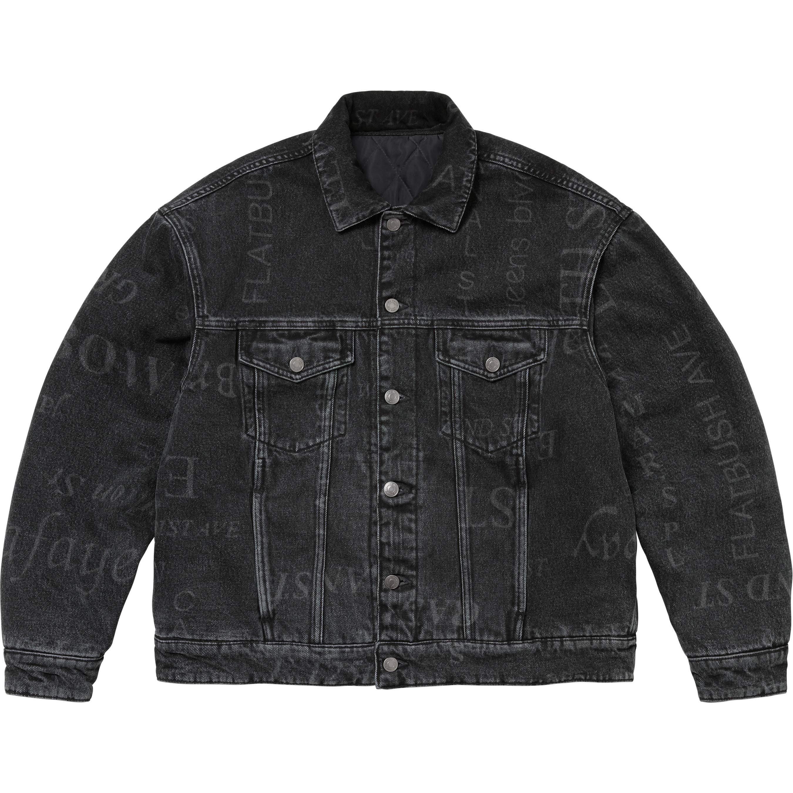 Supreme Supreme 17ss studded denim Trucker jacket black | Grailed
