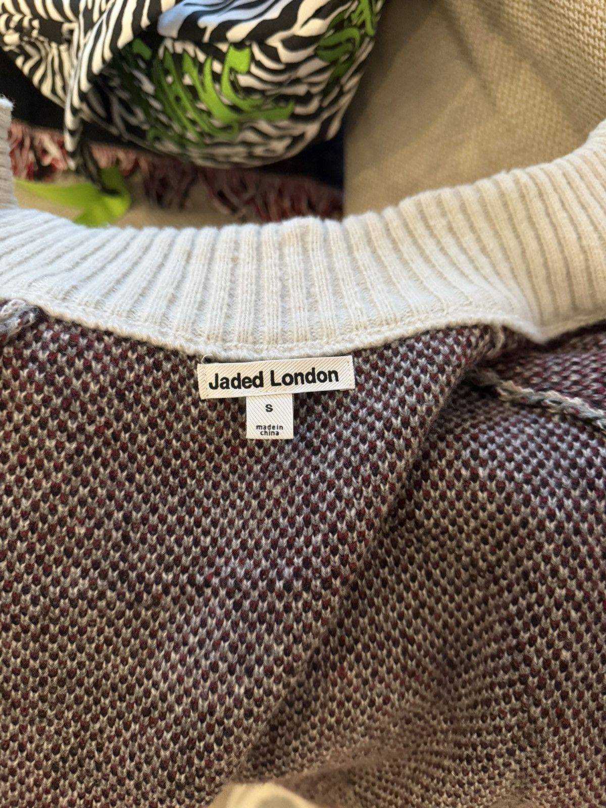 Jaded London jaded london Knitted Bomber Jacket Size US S / EU 44-46 / 1 - 3 Thumbnail