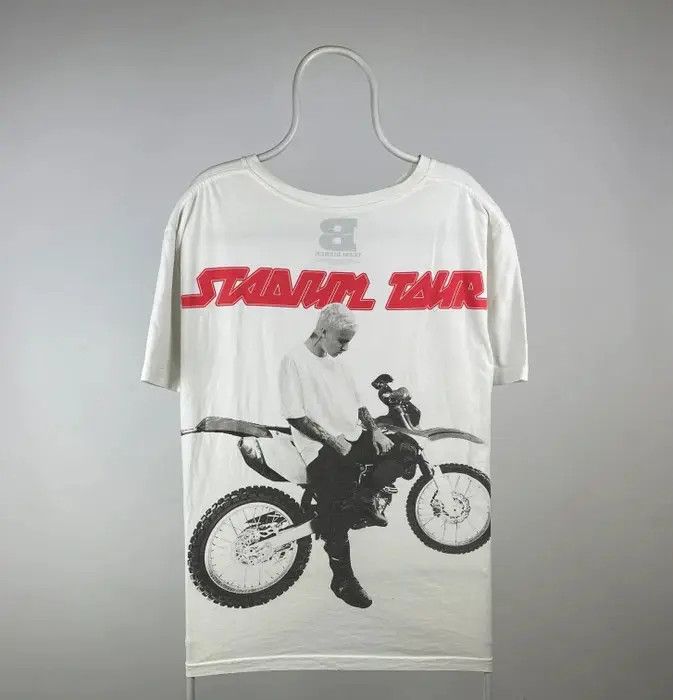 Justin Bieber Justin Bieber stadium T-shirt streetwear size XLarge white Size US XL / EU 56 / 4 - 1 Thumbnail