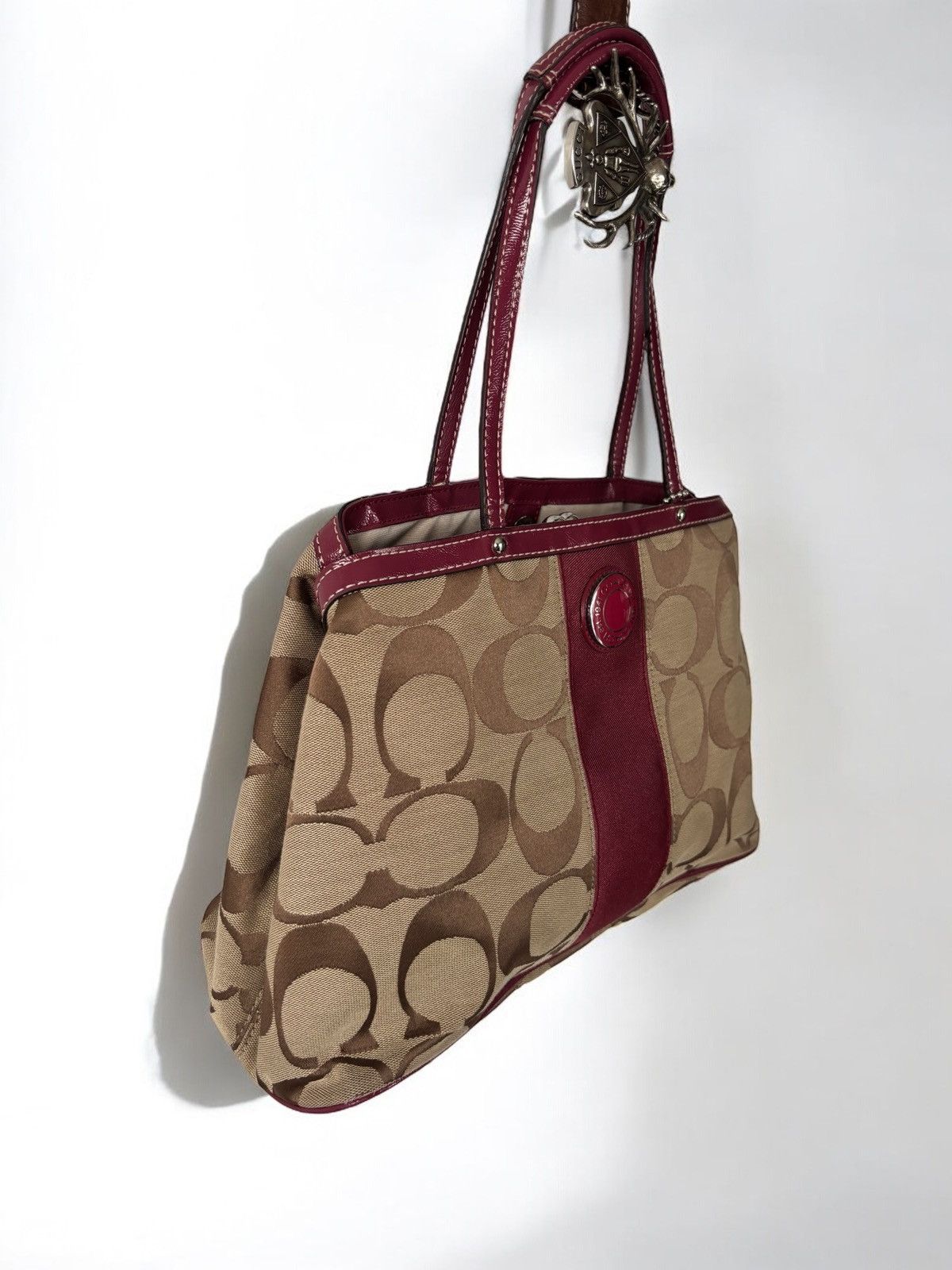 Coach × Vintage Vintage Coach Monogram Canvas bag Size ONE SIZE - 3 Thumbnail