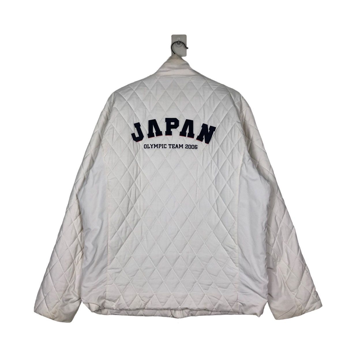 Descente 🔥Vintage Biker Jacket Olympic Japan Quilted Zipper Big Logo Size US L / EU 52-54 / 3 - 8 Thumbnail