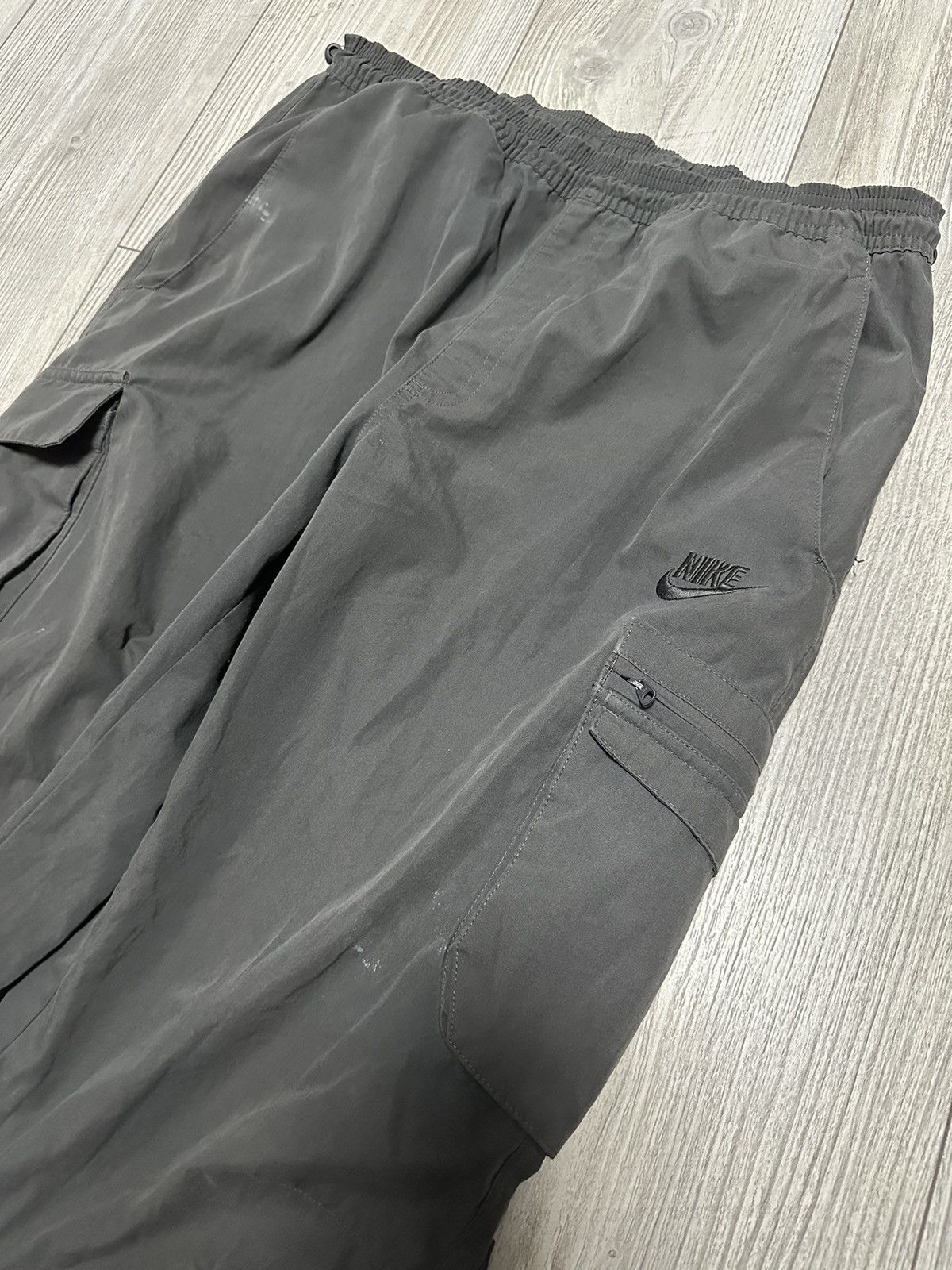 Vintage VINTAGE NIKE TRACK PANTS Y2K Baggy Drill Joggers Size US 32 / EU 48 - 3 Thumbnail