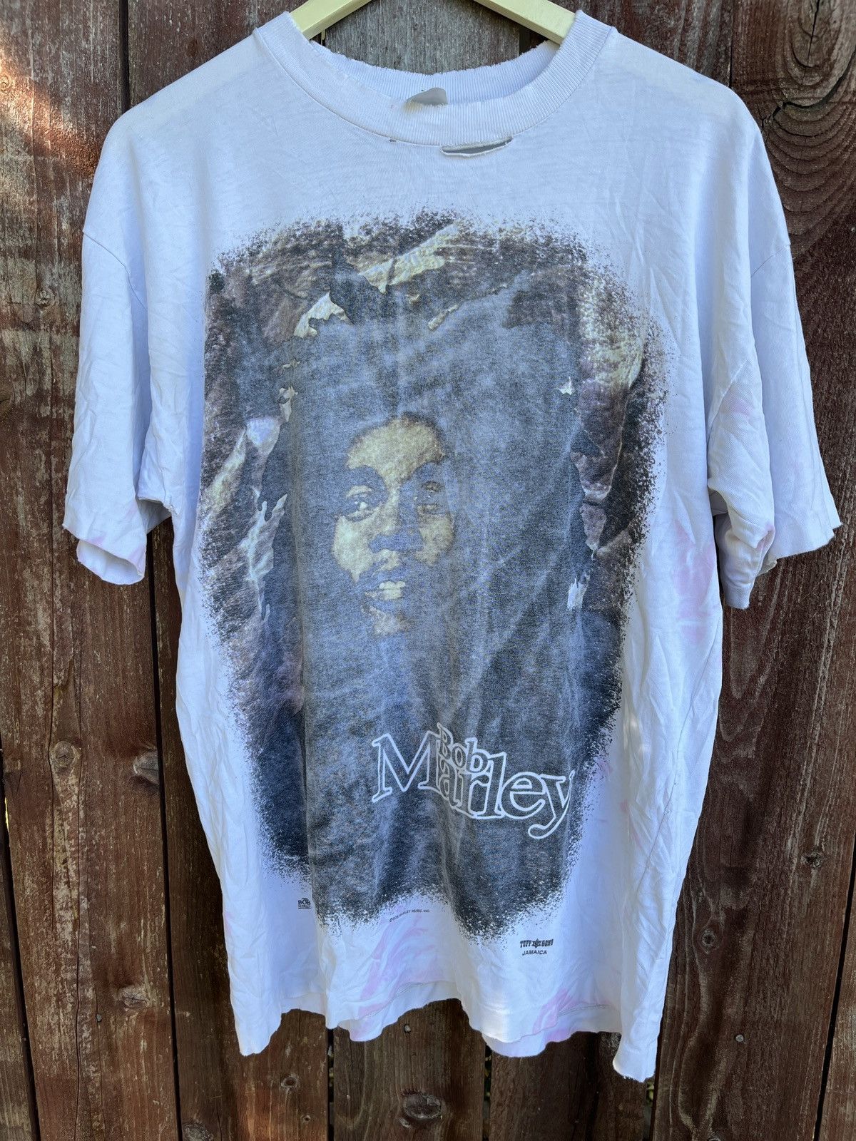 Bob Marley Rare Vintage Bob Marley Tuff Gong Reggae Tee 90’s Size US L / EU 52-54 / 3 - 1 Thumbnail