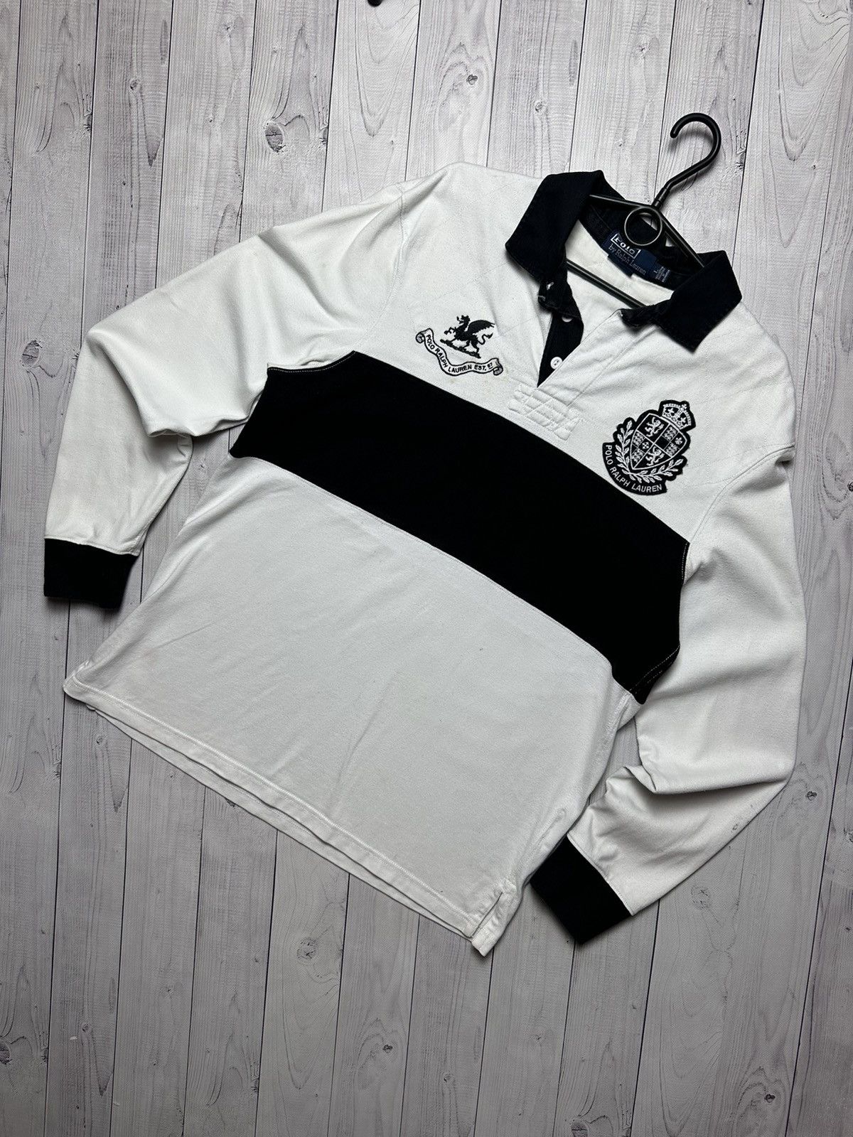 Polo Ralph Lauren × Vintage Vintage polo Ralph Lauren rugby jersey size L logo Size US L / EU 52-54 / 3 - 1 Thumbnail