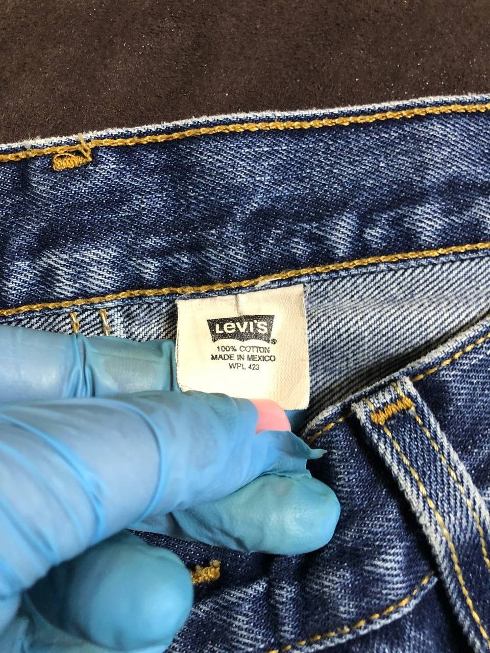 Levi's Levis 501 Jeans Mens Denim Straight Distressed * Size US 36 / EU 52 - 2 Thumbnail